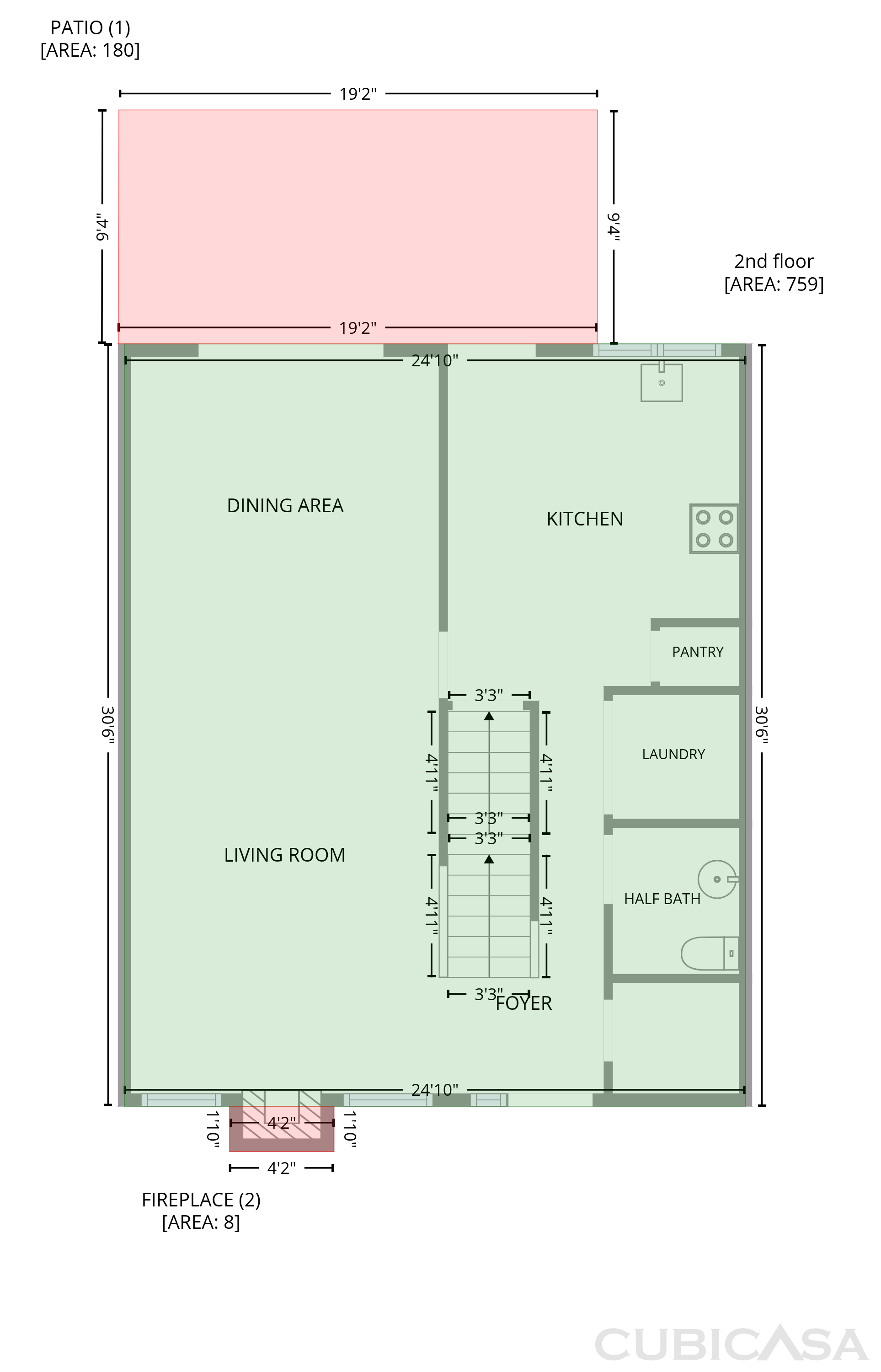 Third Floor of 1927 Dewitt Ridge Dr, Chesterfield, MO