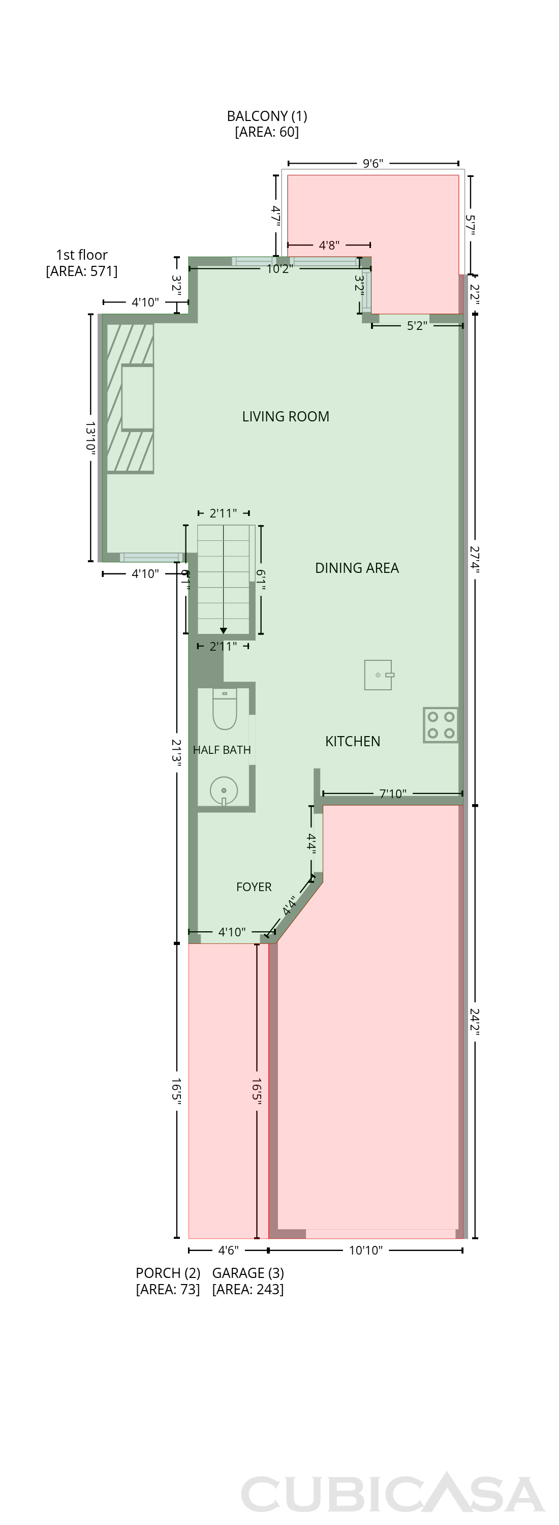 Main Floor of 442 4th Ave, Kirkland, WA