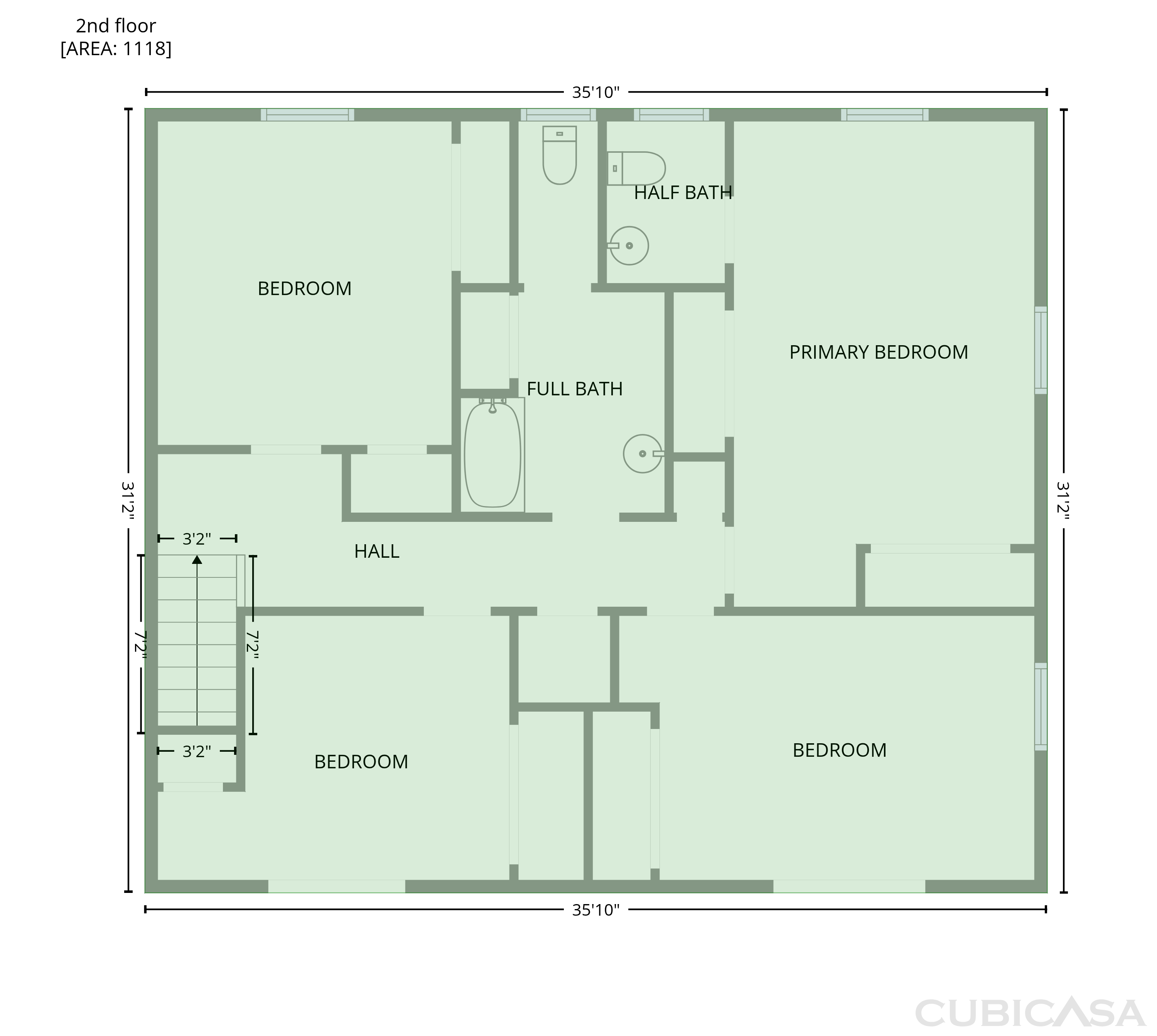 Second Floor of 214 Meadow Ln, La Follette, TN