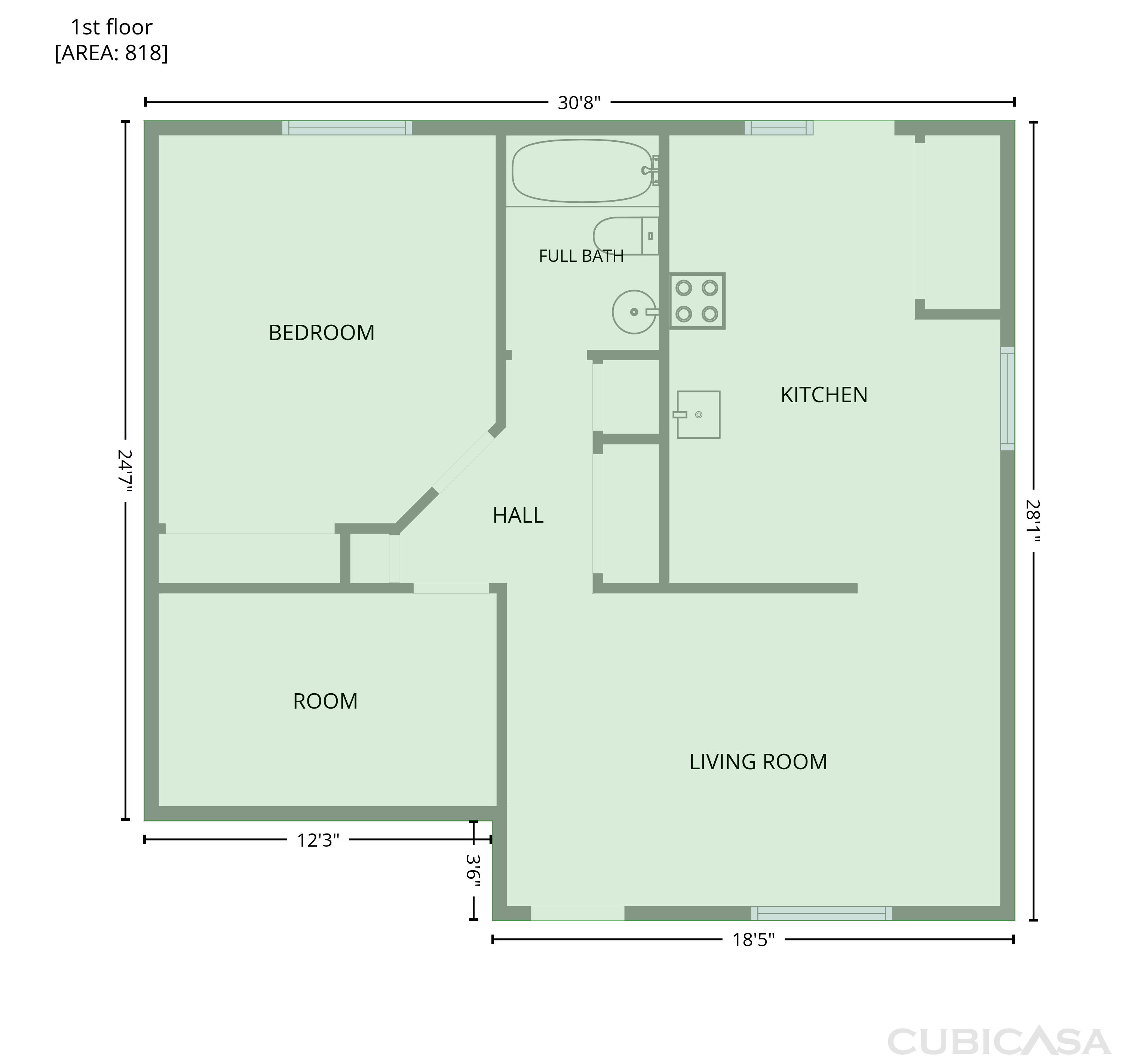 Main Floor of 1002 Catalpa St, Pueblo, CO