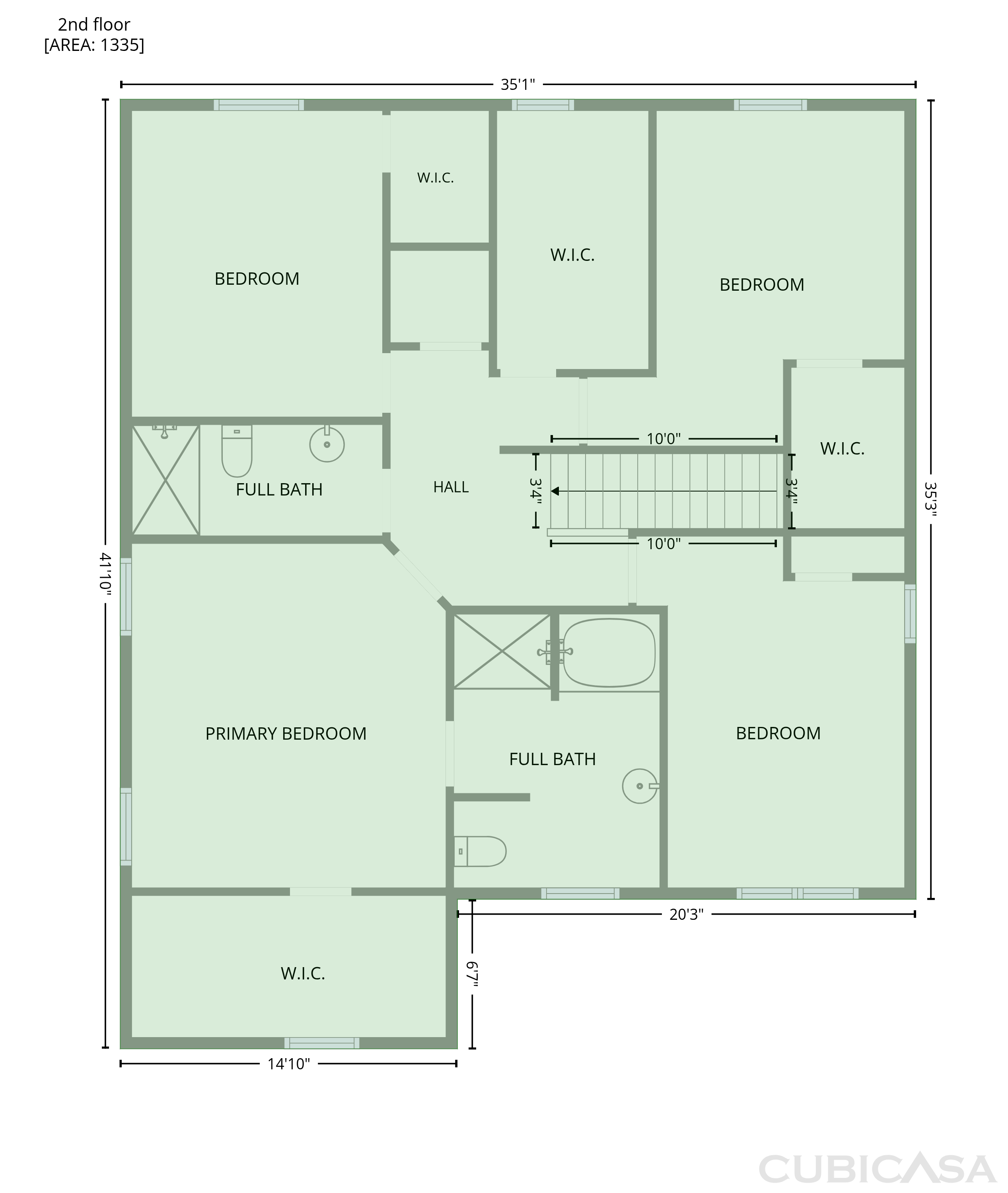 Second Floor of 8815 First Run Ct, Charlotte, NC