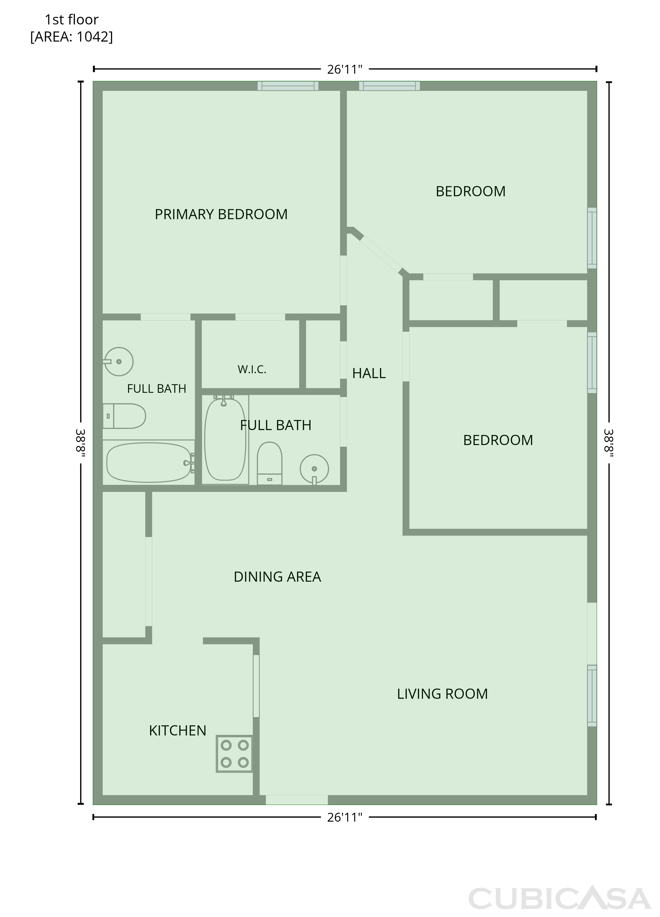 Main Floor of 2304 Myron Dr, Raleigh, NC