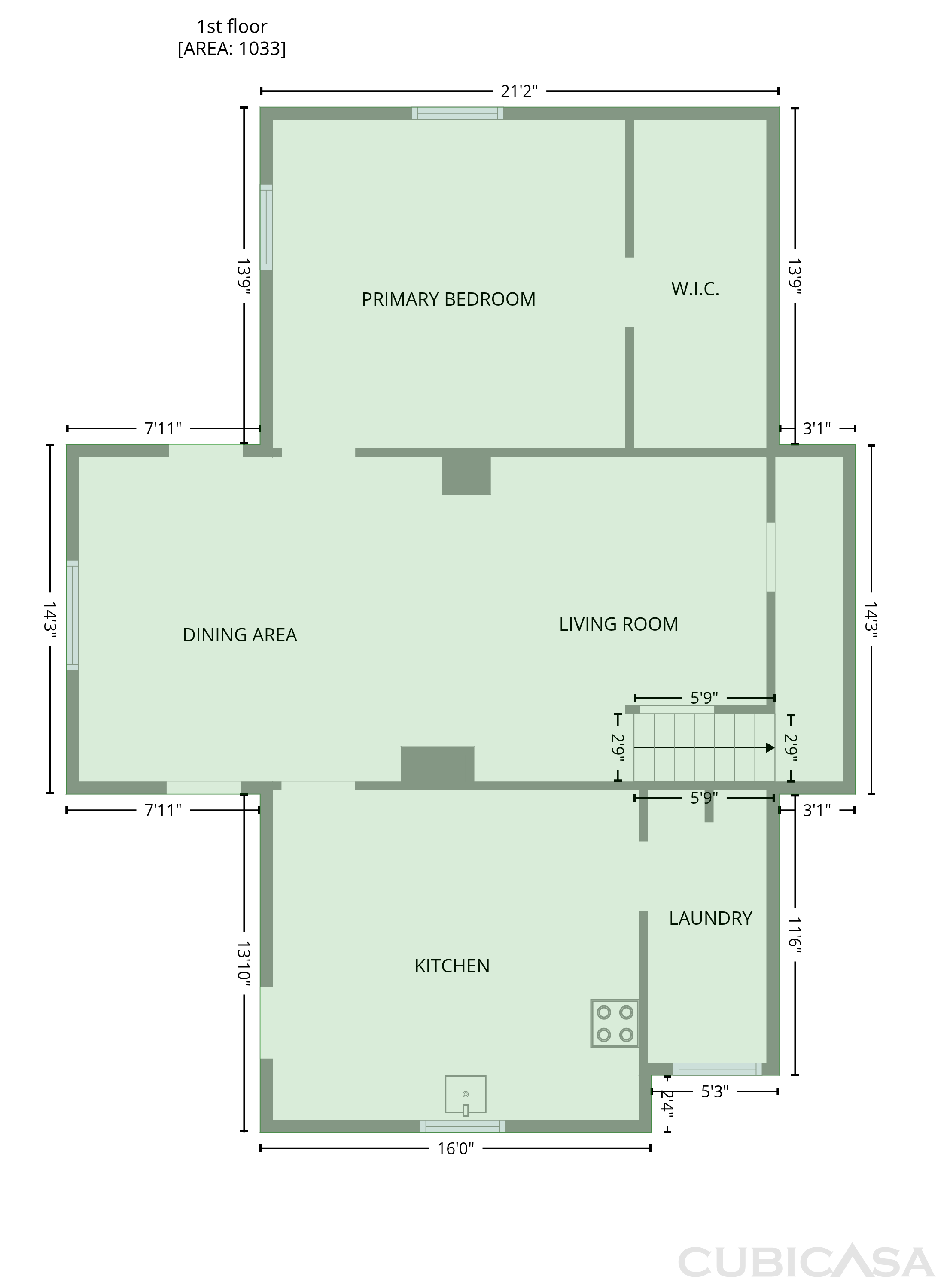 Main Floor of 423 N Missouri St, Liberty, MO