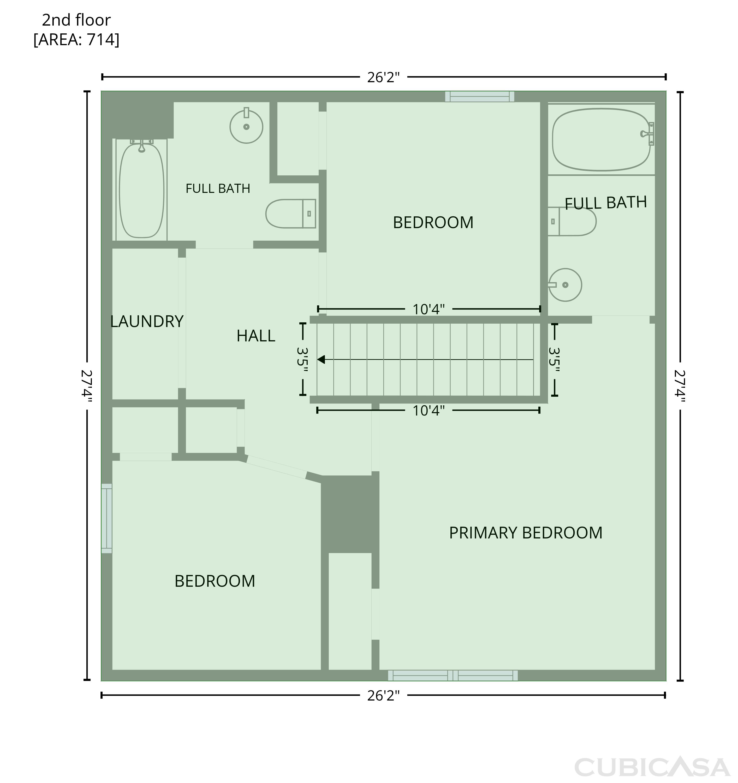 Second Floor of 5730 Natick Dr, Charlotte, NC