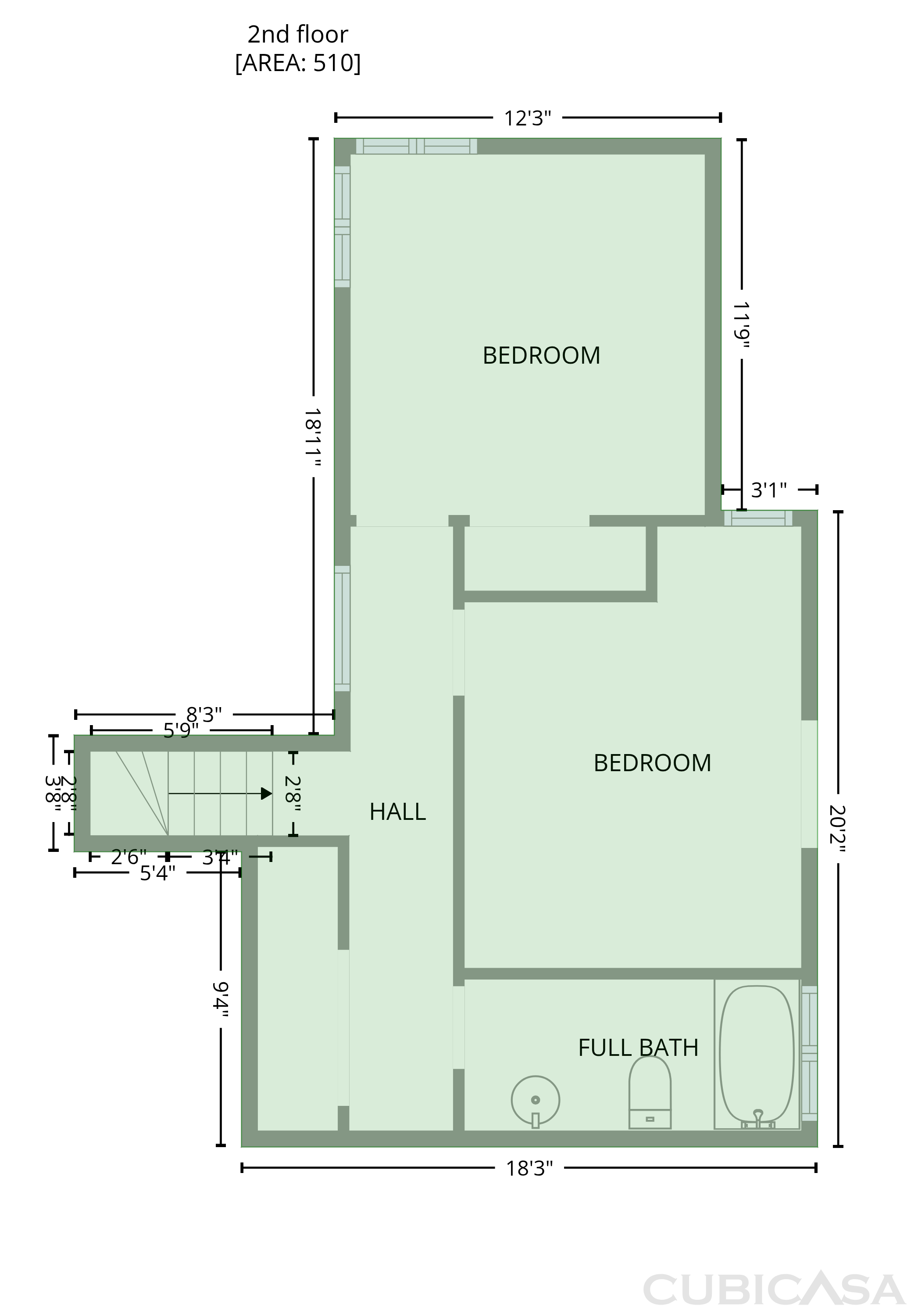 Second Floor of 815 Wild Oak Dr, Santa Rosa, CA