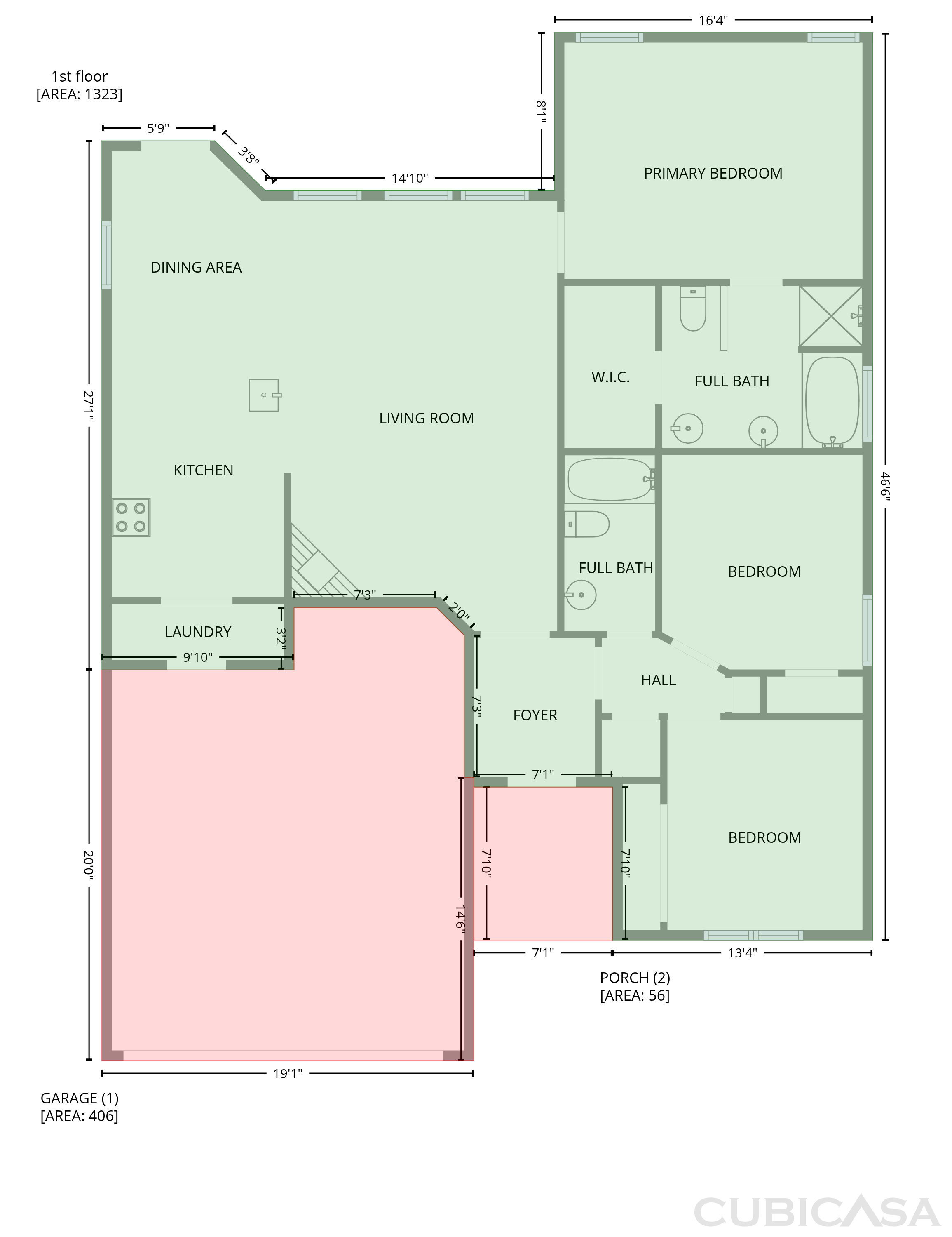 Main Floor of 5432 Nuthatch St, Dallas, TX