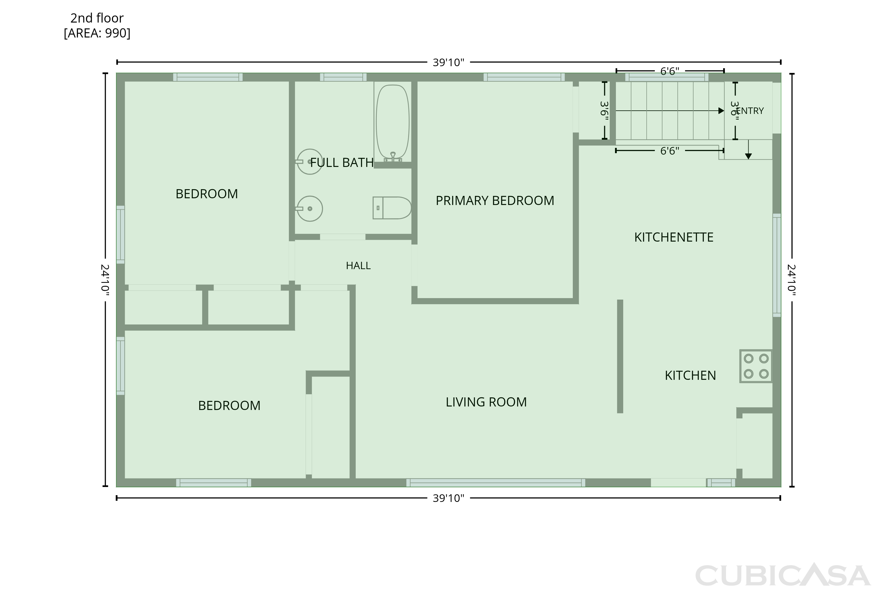 Second Floor of 8507 Darlene St, Warren, MI
