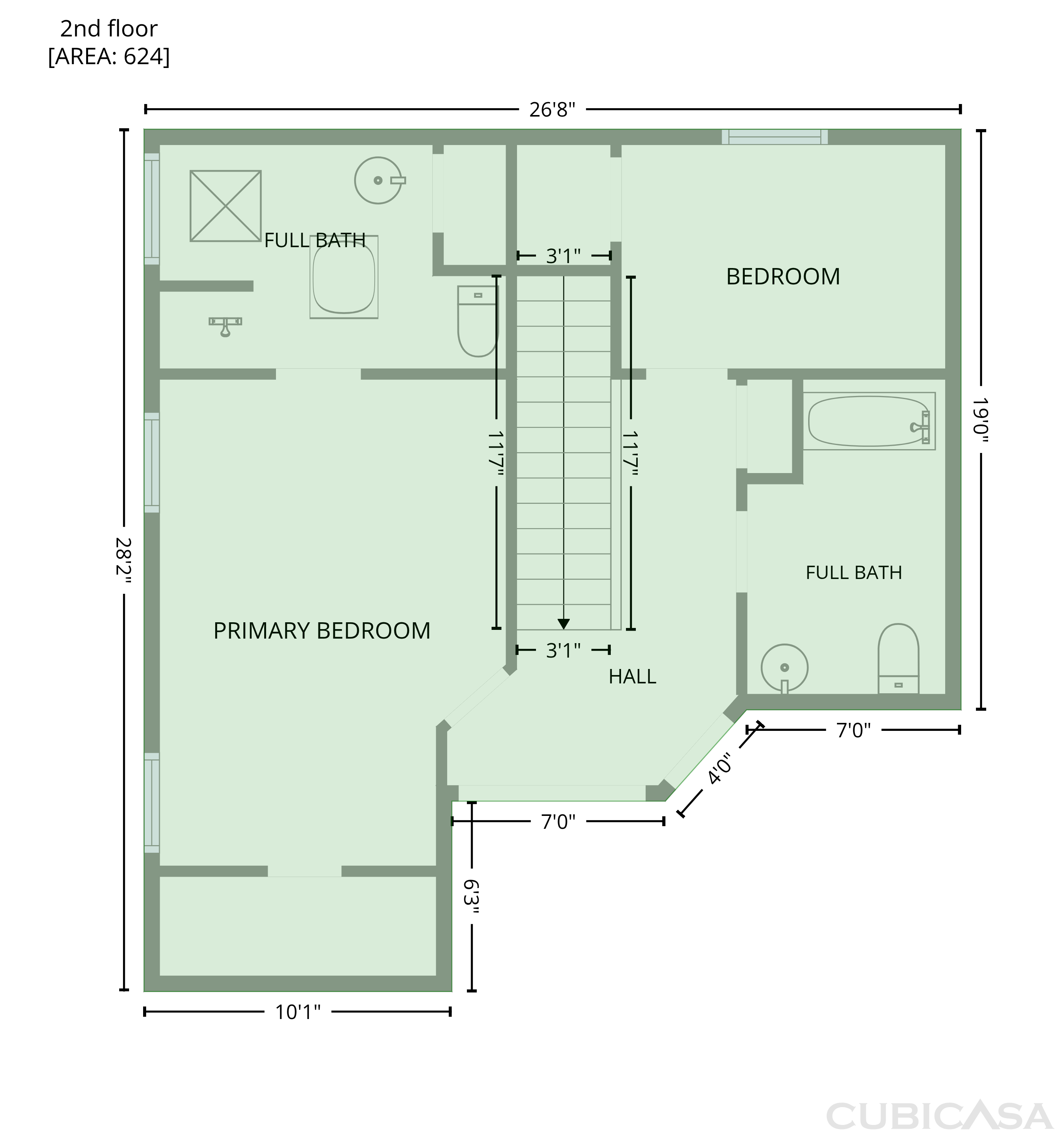 Floor 4 of 1131 Langston Dr, Greensboro, NC
