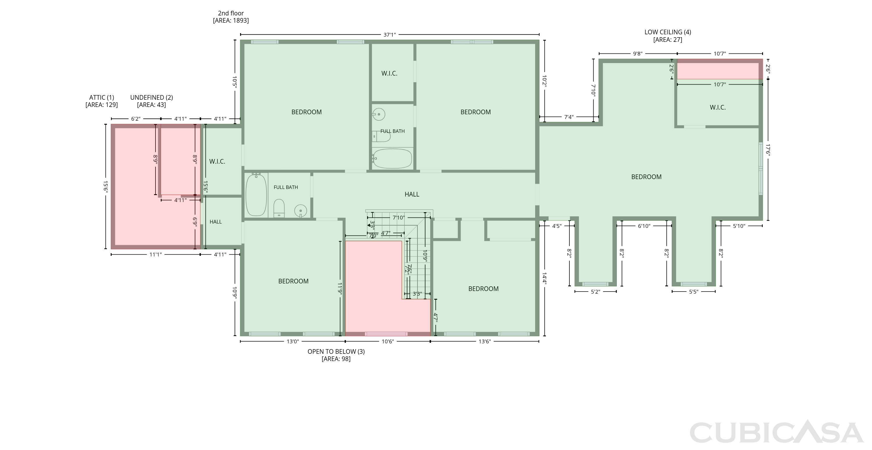 Second Floor of 9316 Chesapeake Dr, Brentwood, TN