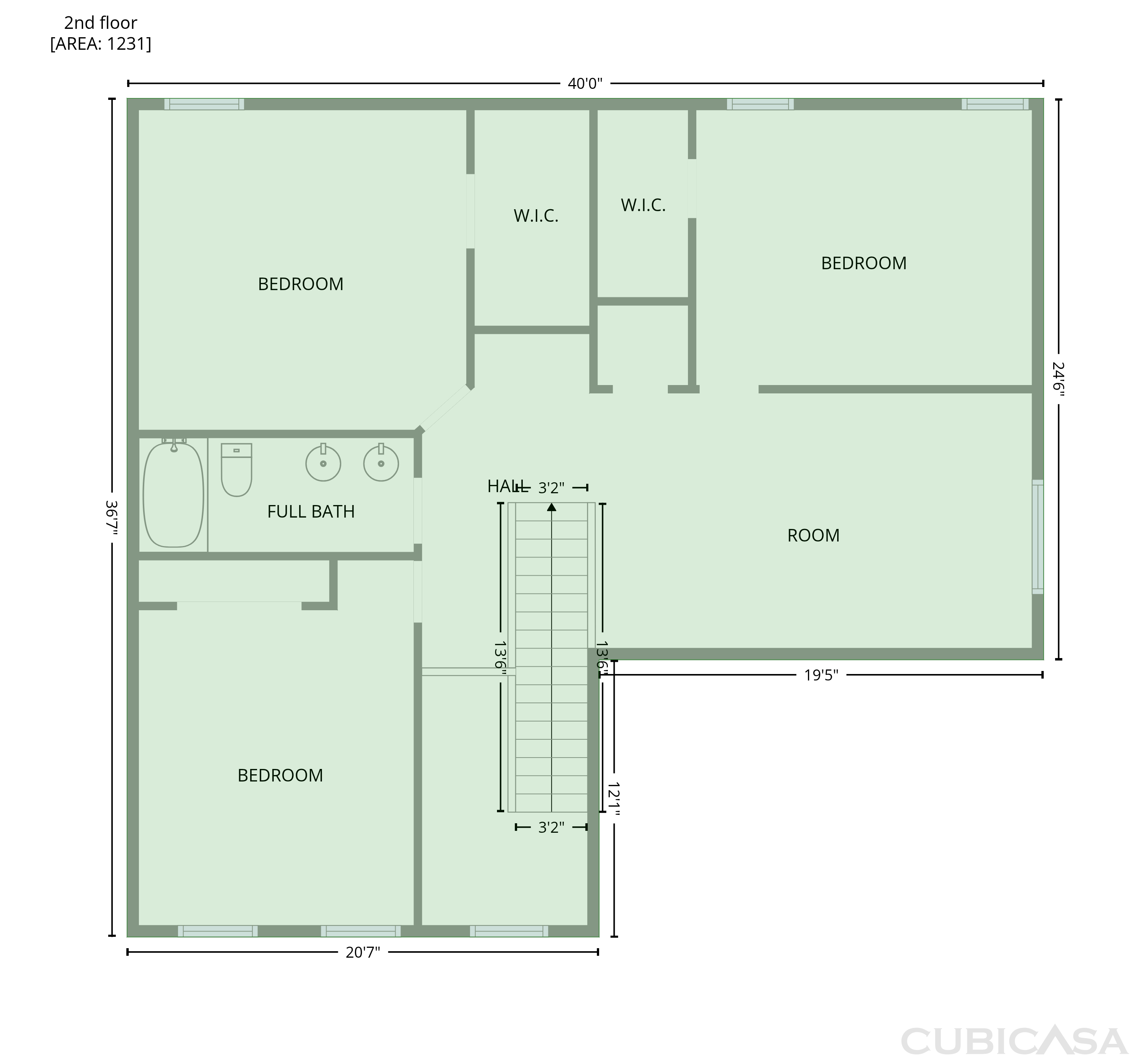 Second Floor of 3113 Bromley Way, Antioch, TN
