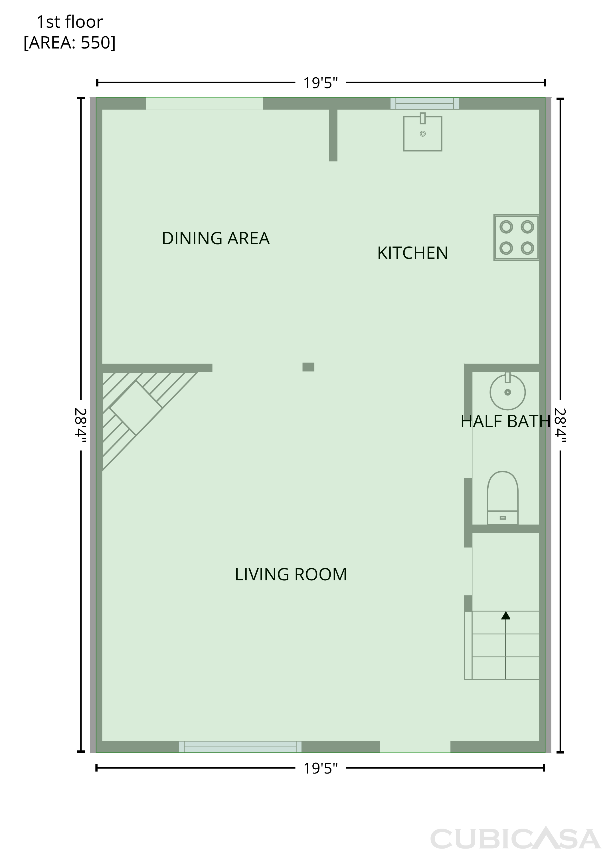 Main Floor of 1601 N Saba St, Chandler, AZ