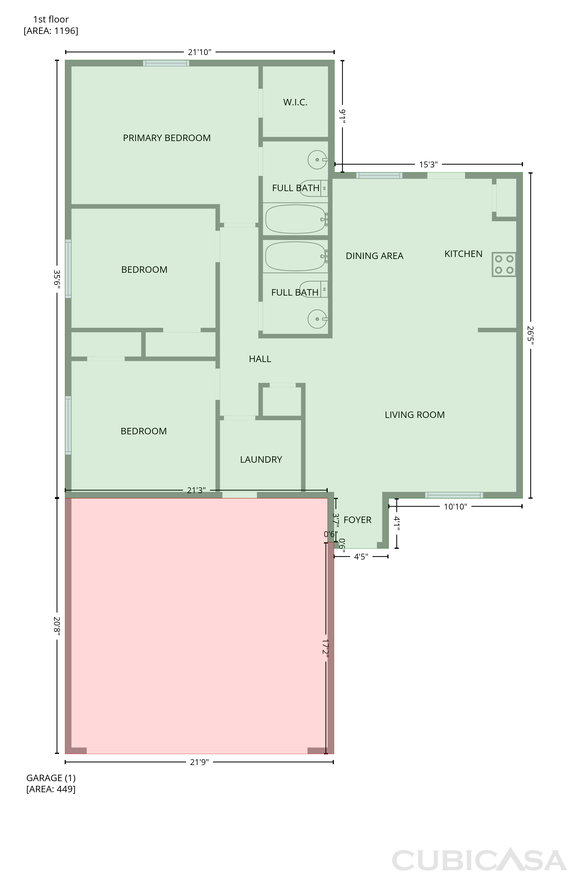 Main Floor of 1706 Barlow Trl, Corpus Christi, TX