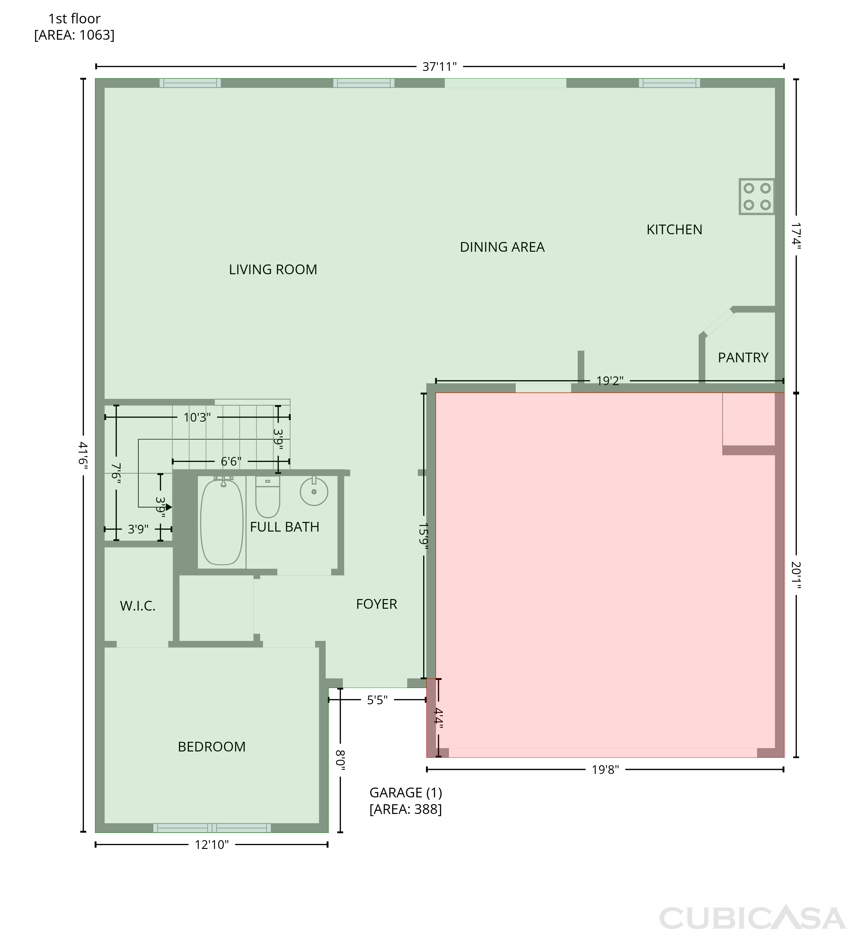 Main Floor of 159 Newcastle Ct, Raeford, NC