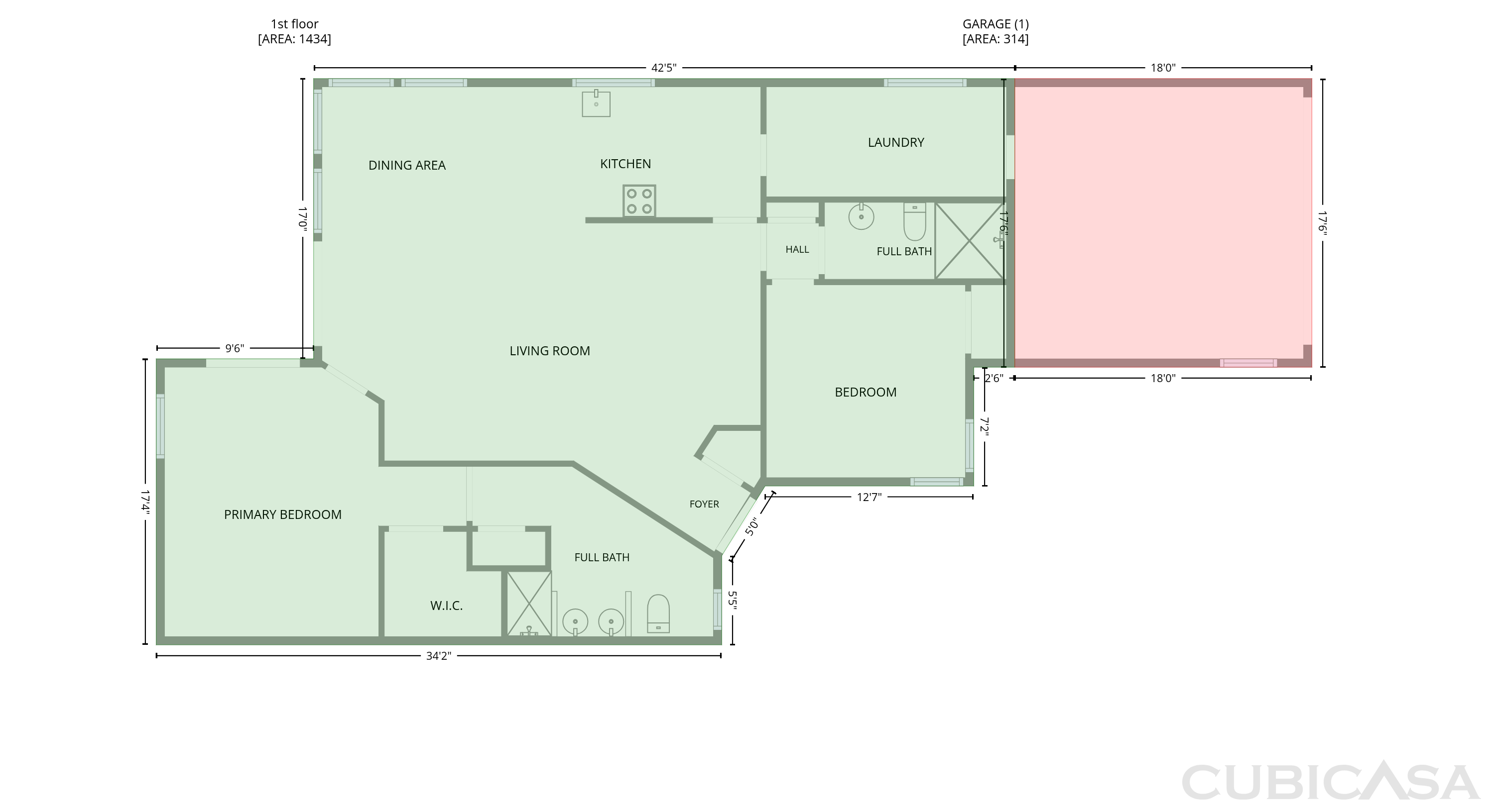 Main Floor of 9454 Mississippi Run, Weeki Wachee, FL