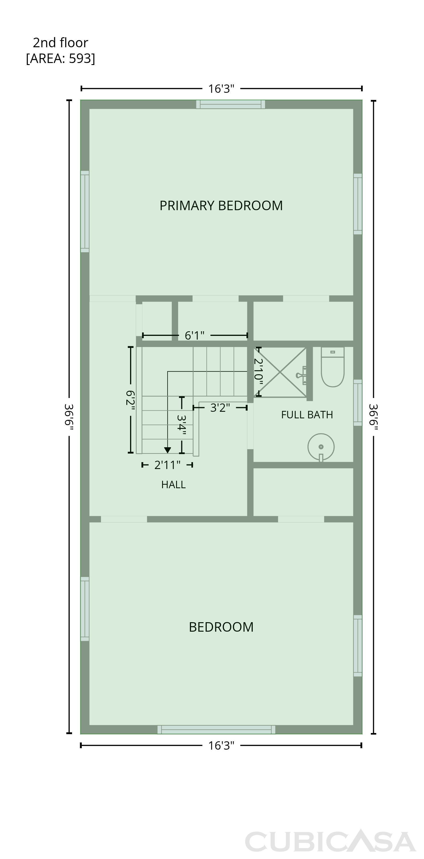 Second Floor of 2257 Chappelle St, Columbia, SC