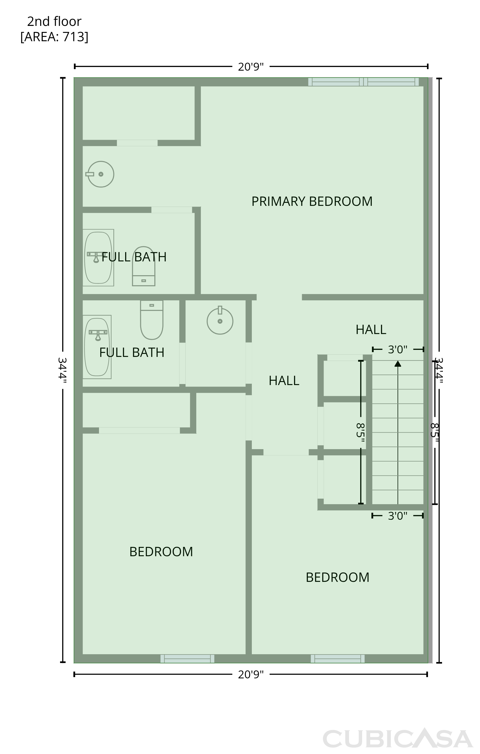 Second Floor of 1109 Mary Evelyn Ct, Nashville, TN