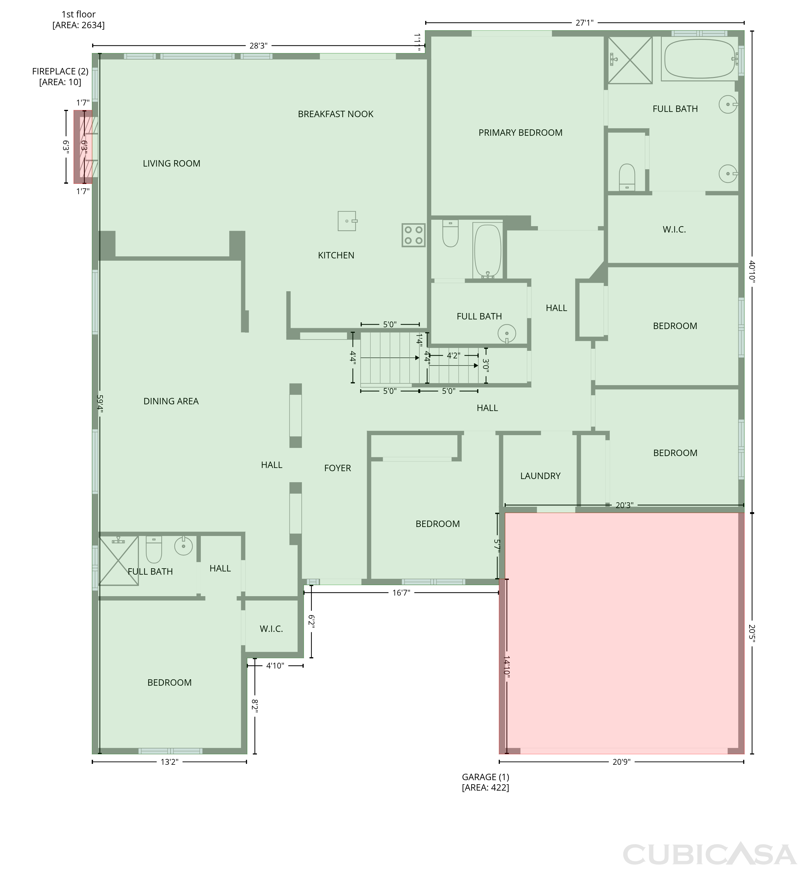 Main Floor of 1401 Grey Owl Cir, Roseville, CA