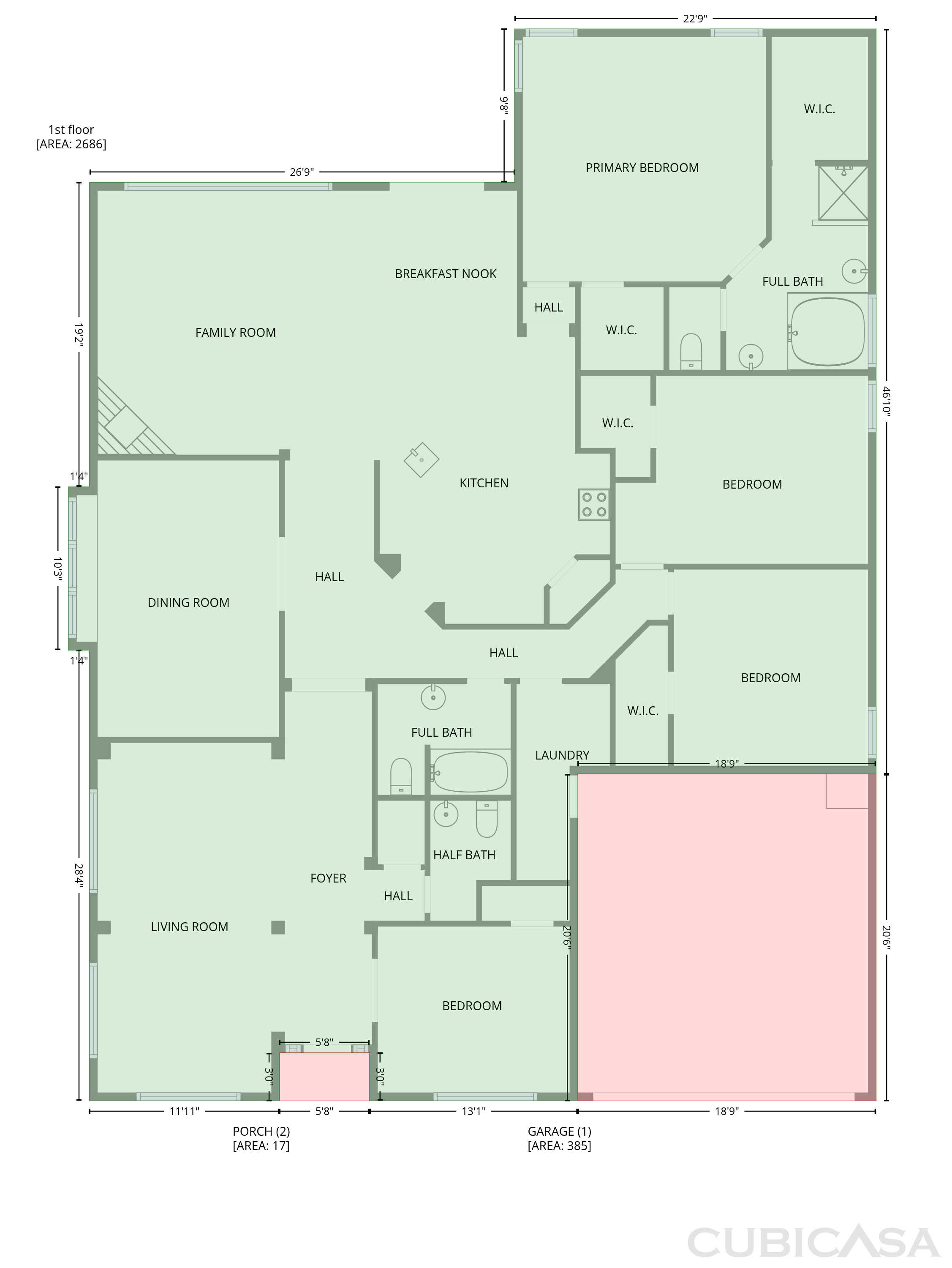 Main Floor of 8329 Cedarcrest Ln, Fort Worth, TX