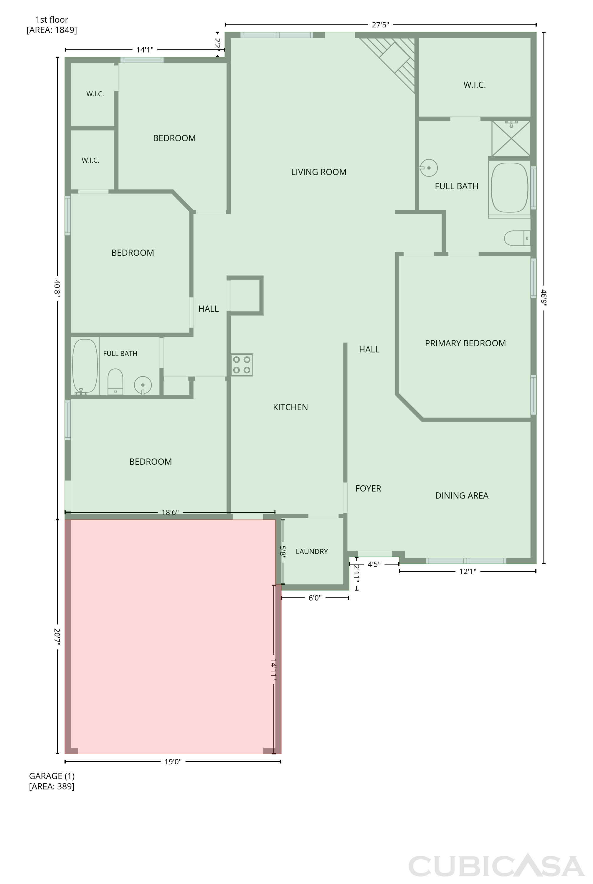 Main Floor of 809 Canyon Cove Dr, Burleson, TX