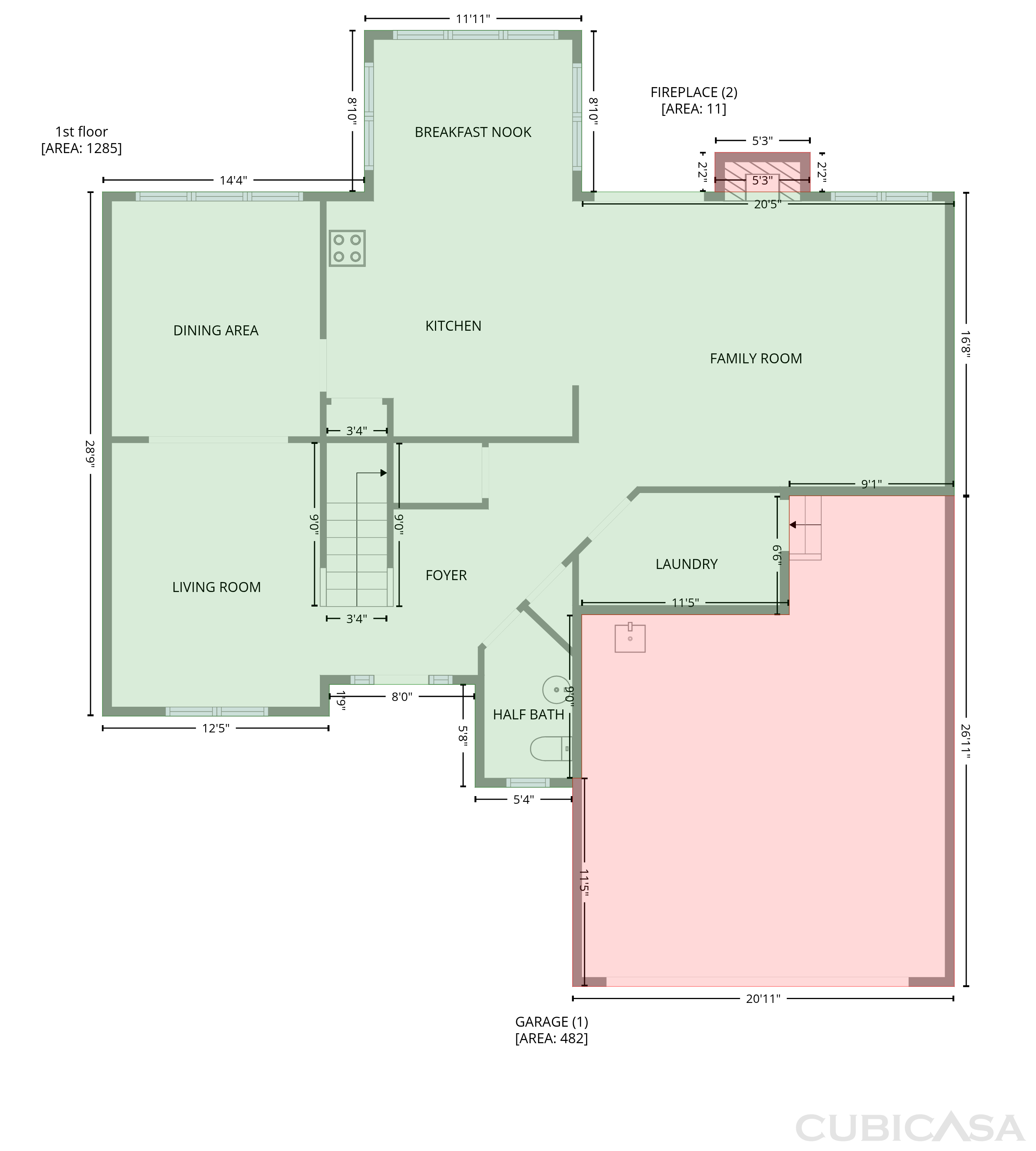 Main Floor of 517 Schooner Cv, Hermitage, TN