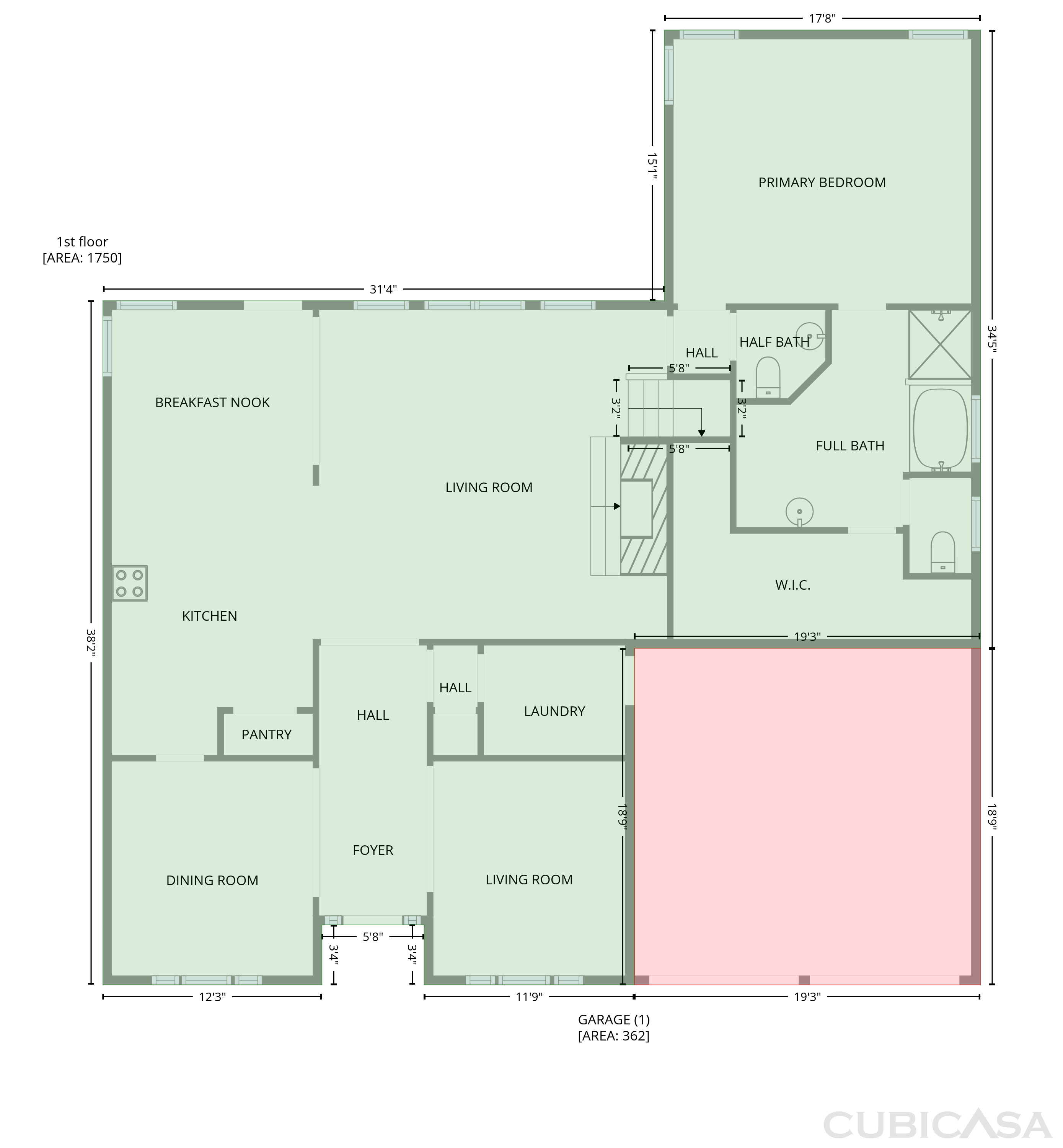 Main Floor of 3106 Forrester Dr, Pearland, TX