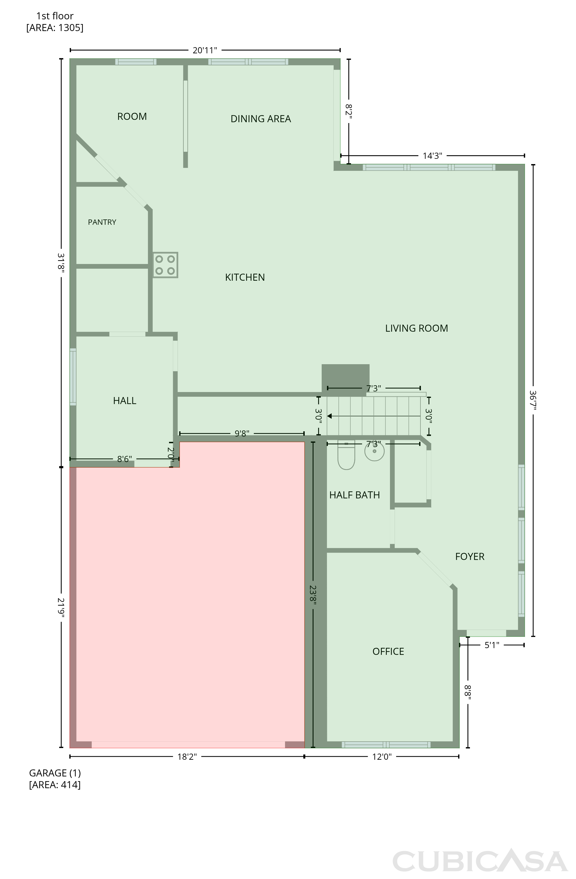 Main Floor of 3654 Mystic Way, Grove City, OH