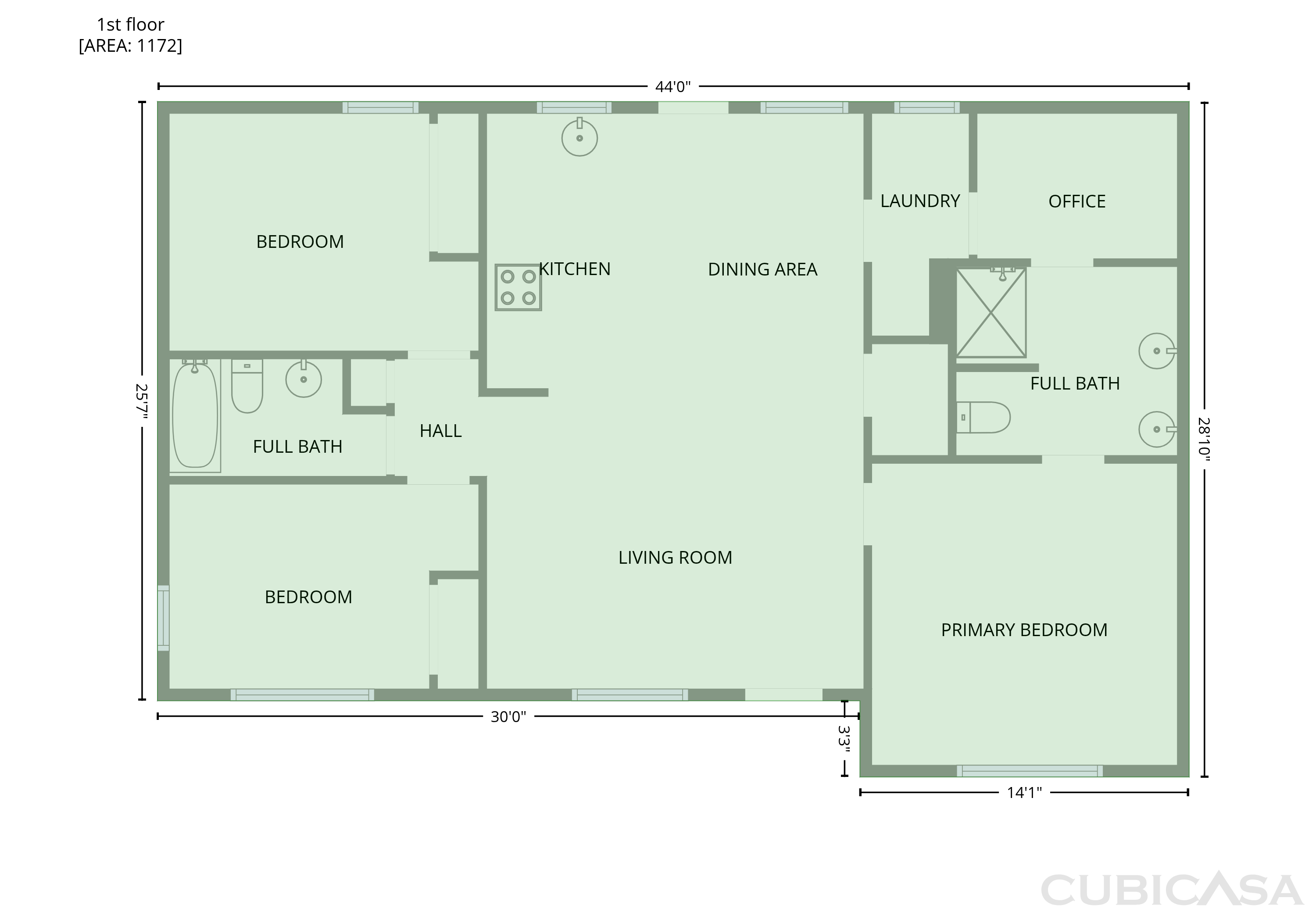 Main Floor of 1115 Moreno Ln, Lewisburg, TN
