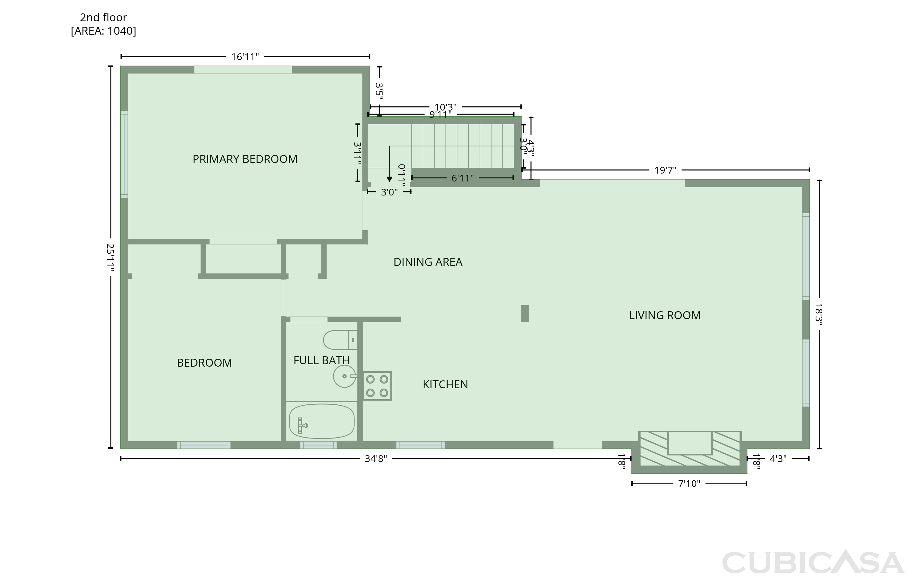 Second Floor of 1145 Rivera Dr, Wrightwood, CA