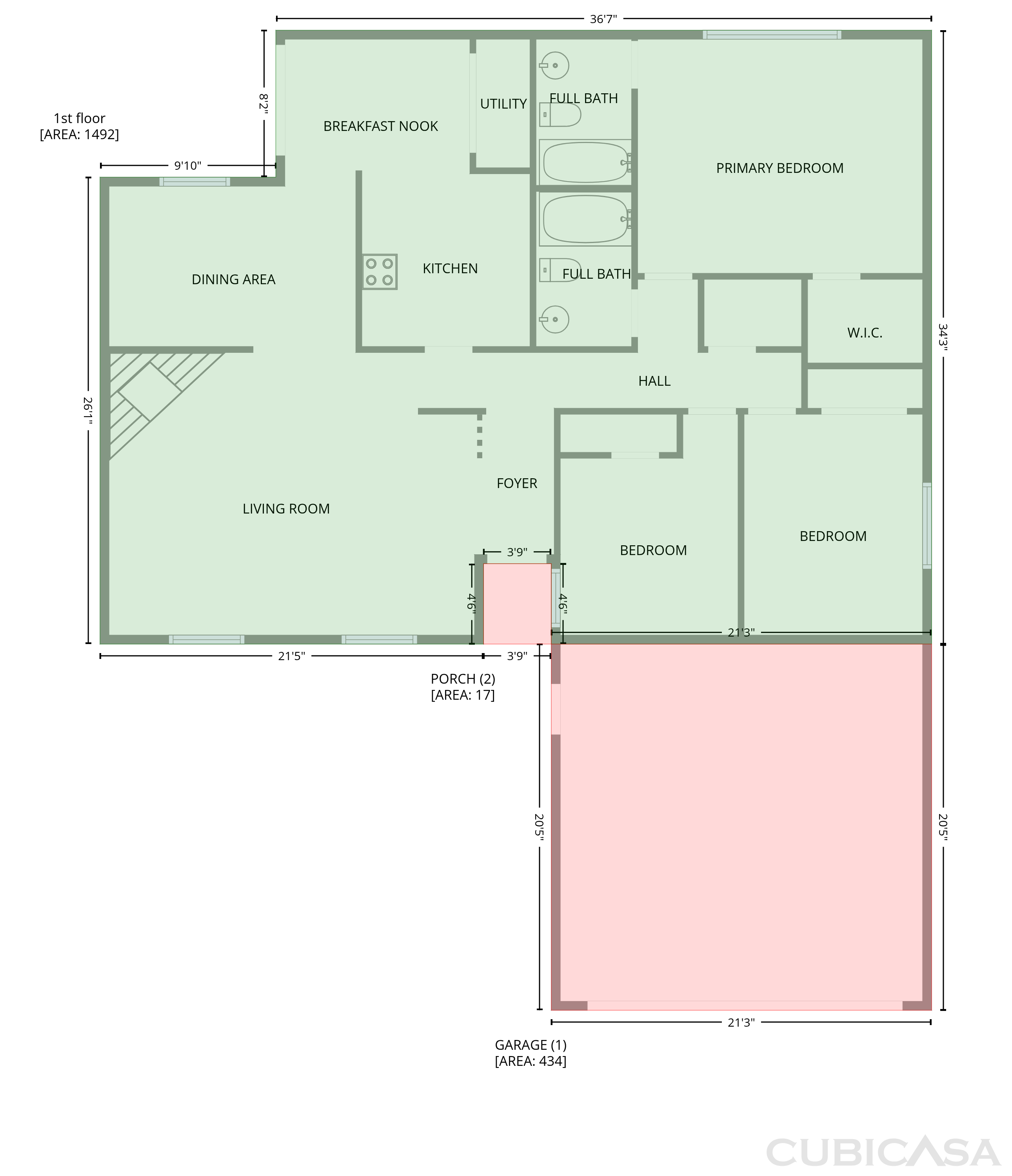 Main Floor of 22831 Millgate Dr, Spring, TX