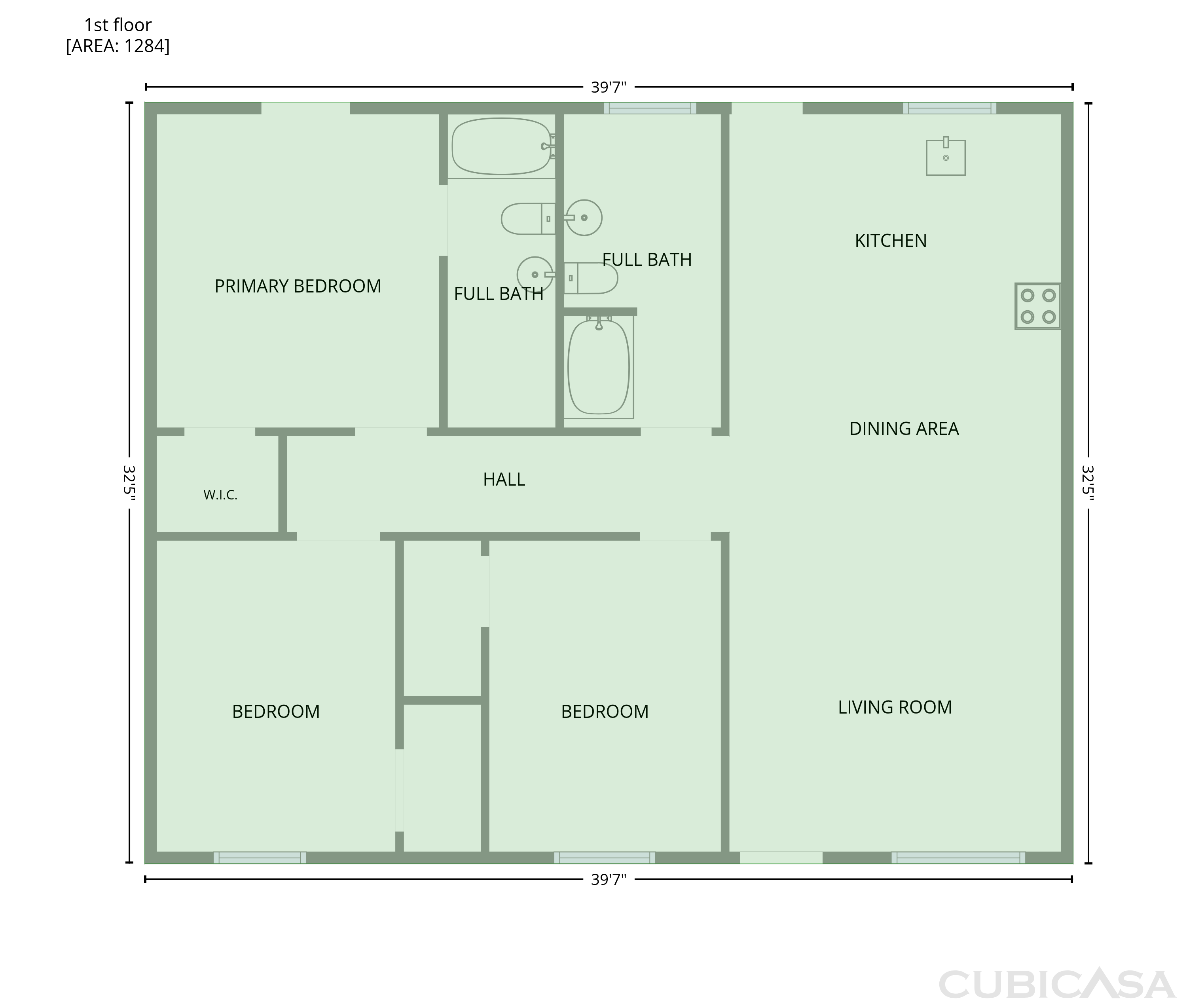 Main Floor of 204 Jim Grizzle Rd, Royston, GA