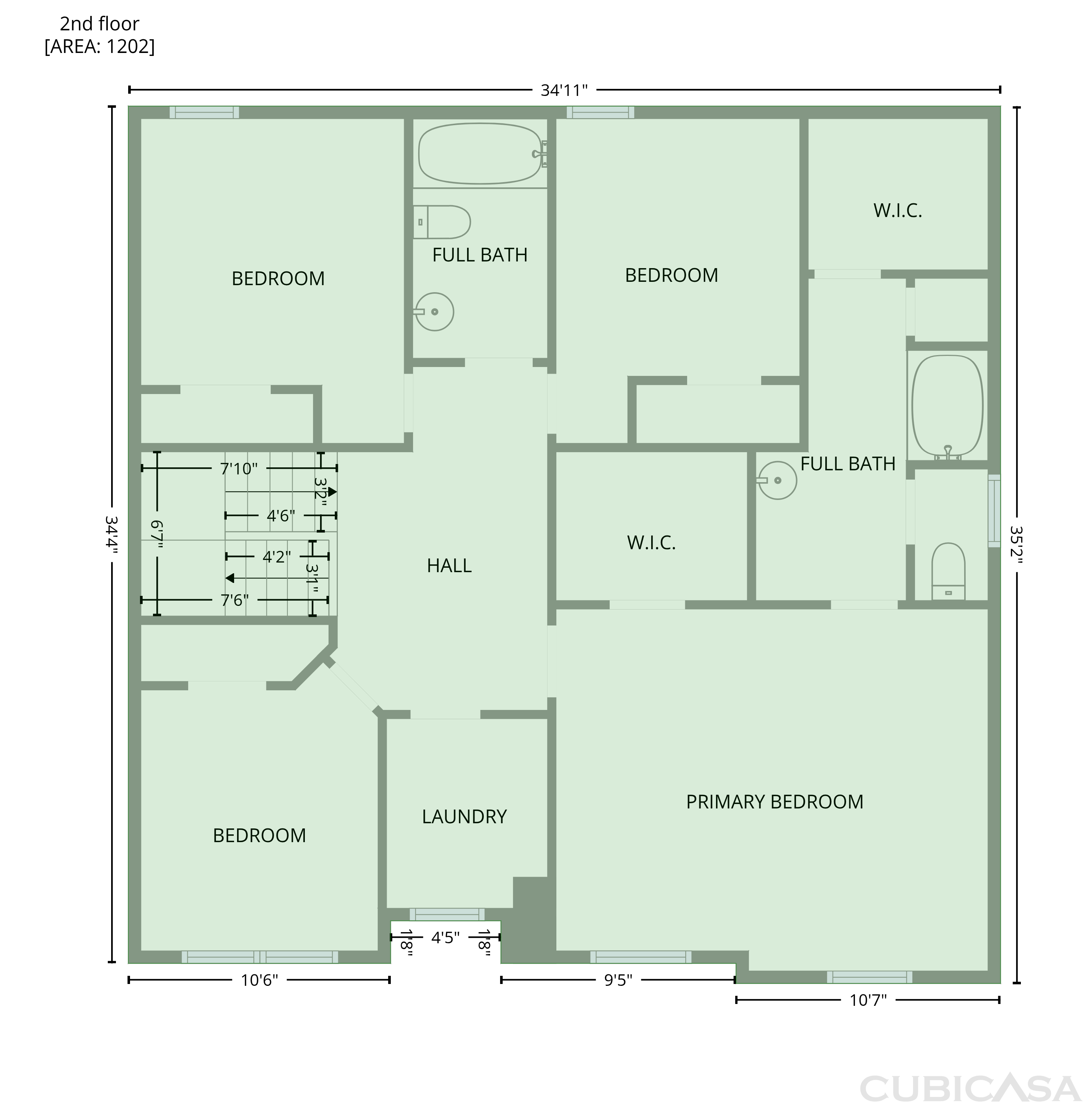 Second Floor of 1151 Glenwyck Dr, Braselton, GA