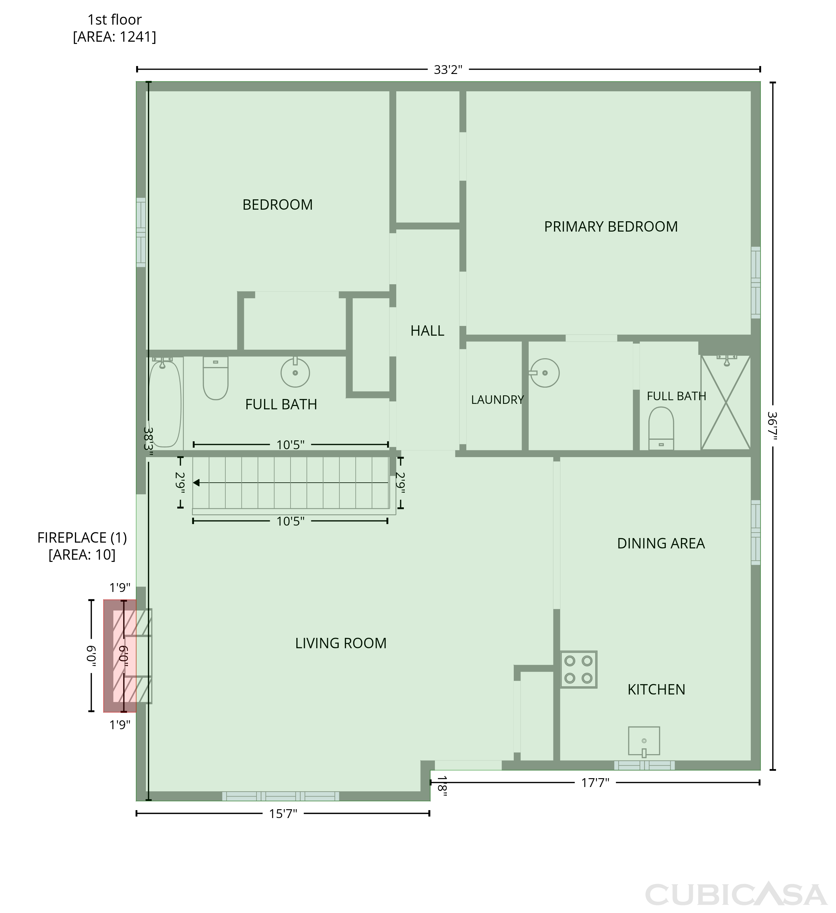Second Floor of 200 Ridgelea Ct, Winston Salem, NC