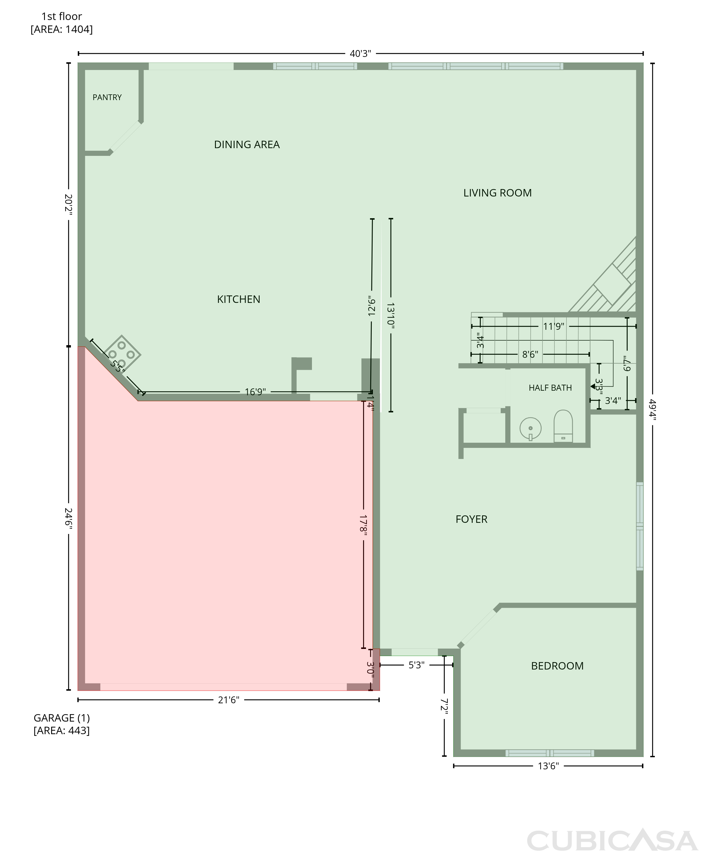 Main Floor of 15128 Evergreen House Dr, Charlotte, NC