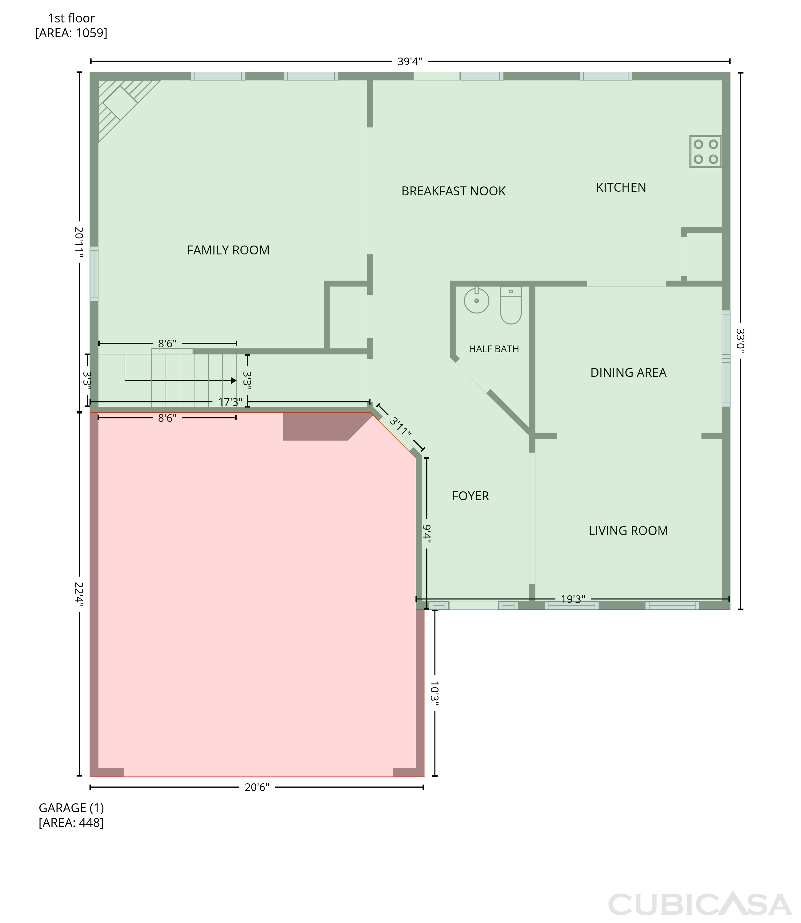 Main Floor of 7328 Toccoa Cir, Union City, GA