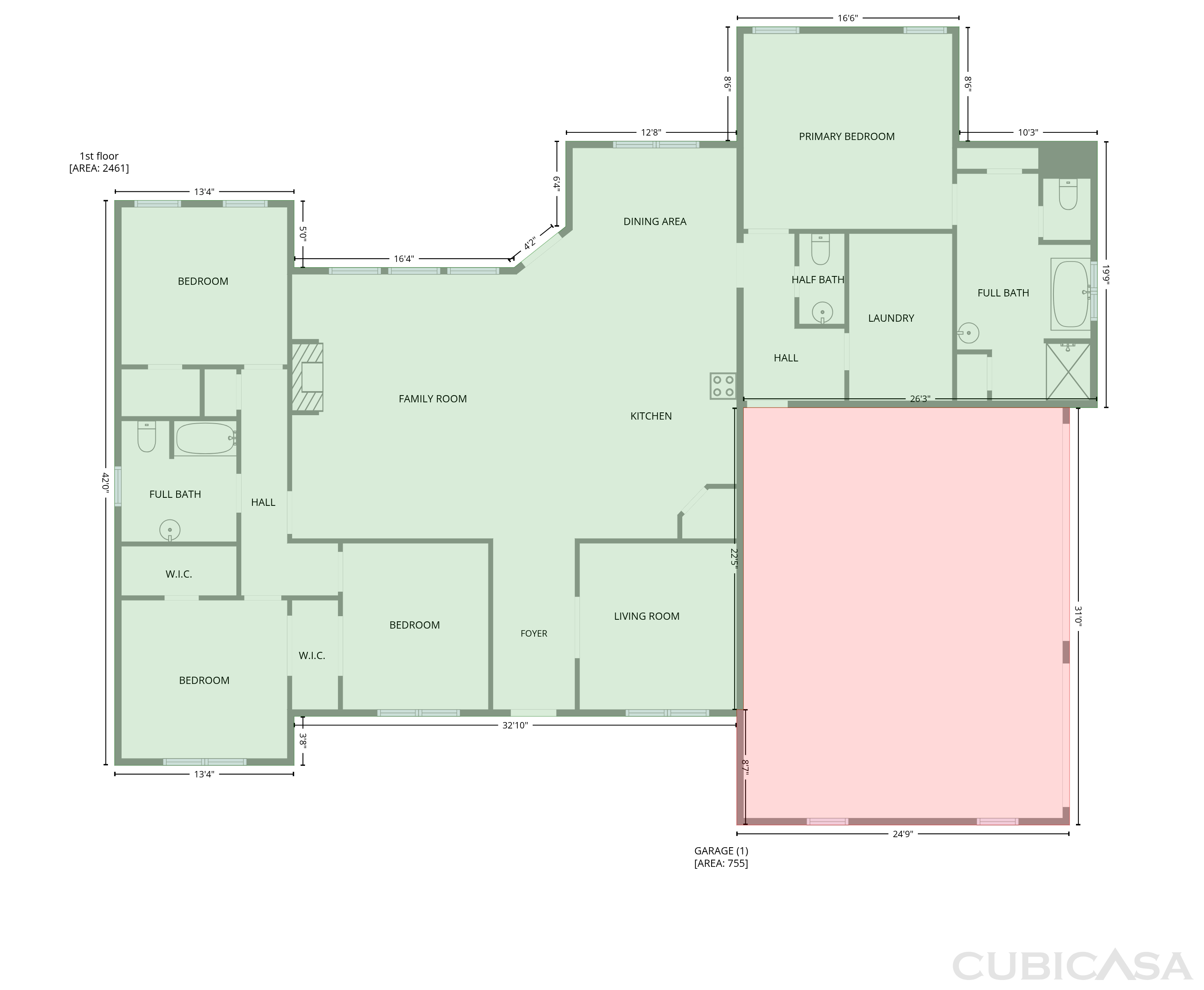 Main Floor of 1532 Turpin Lake Rd, Poolville, TX