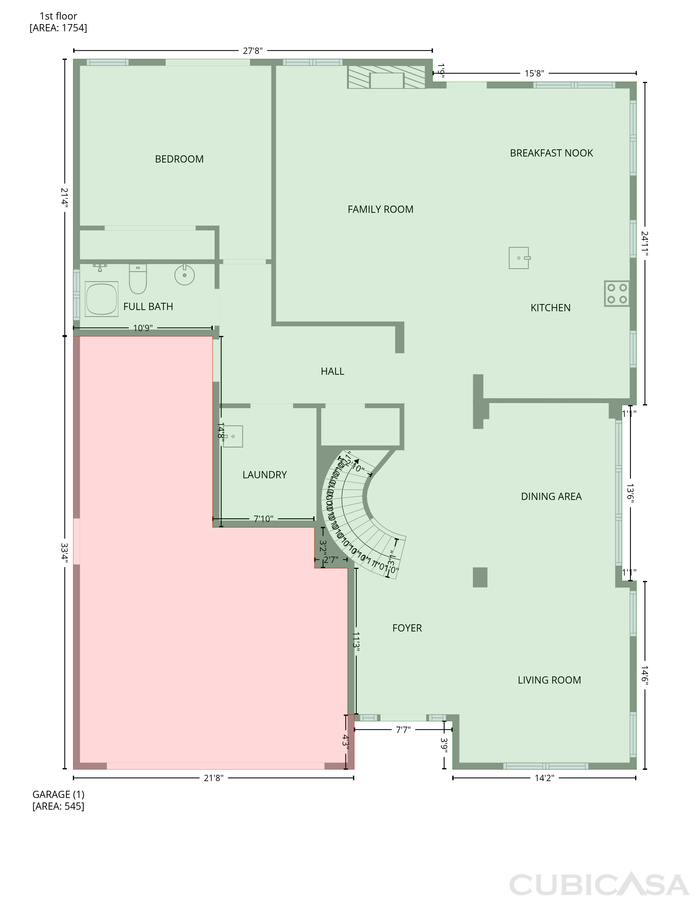 Main Floor of 1418 Yukon St, Davis, CA