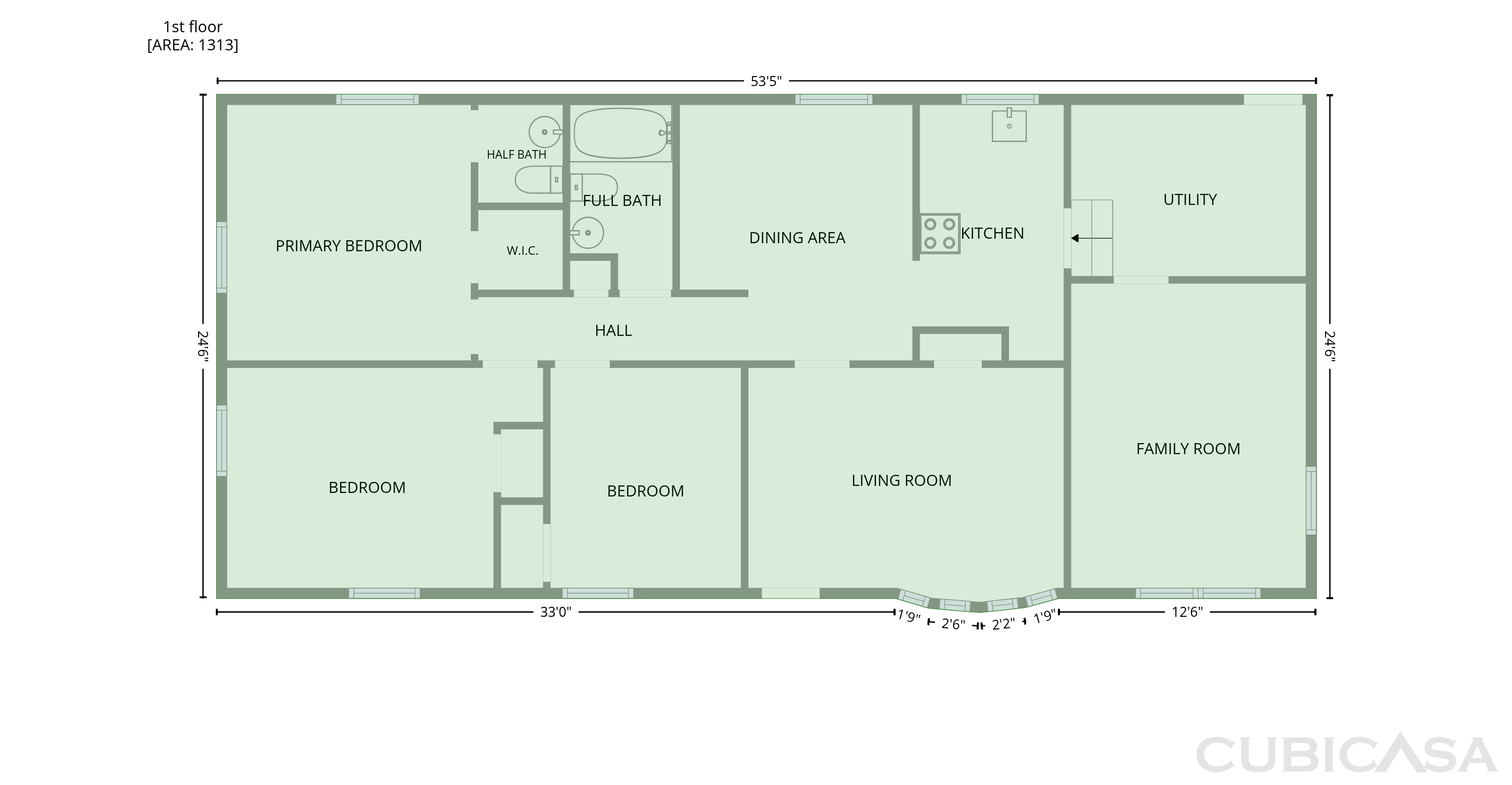 Main Floor of 2806 E Cramer Dr, Fayetteville, NC
