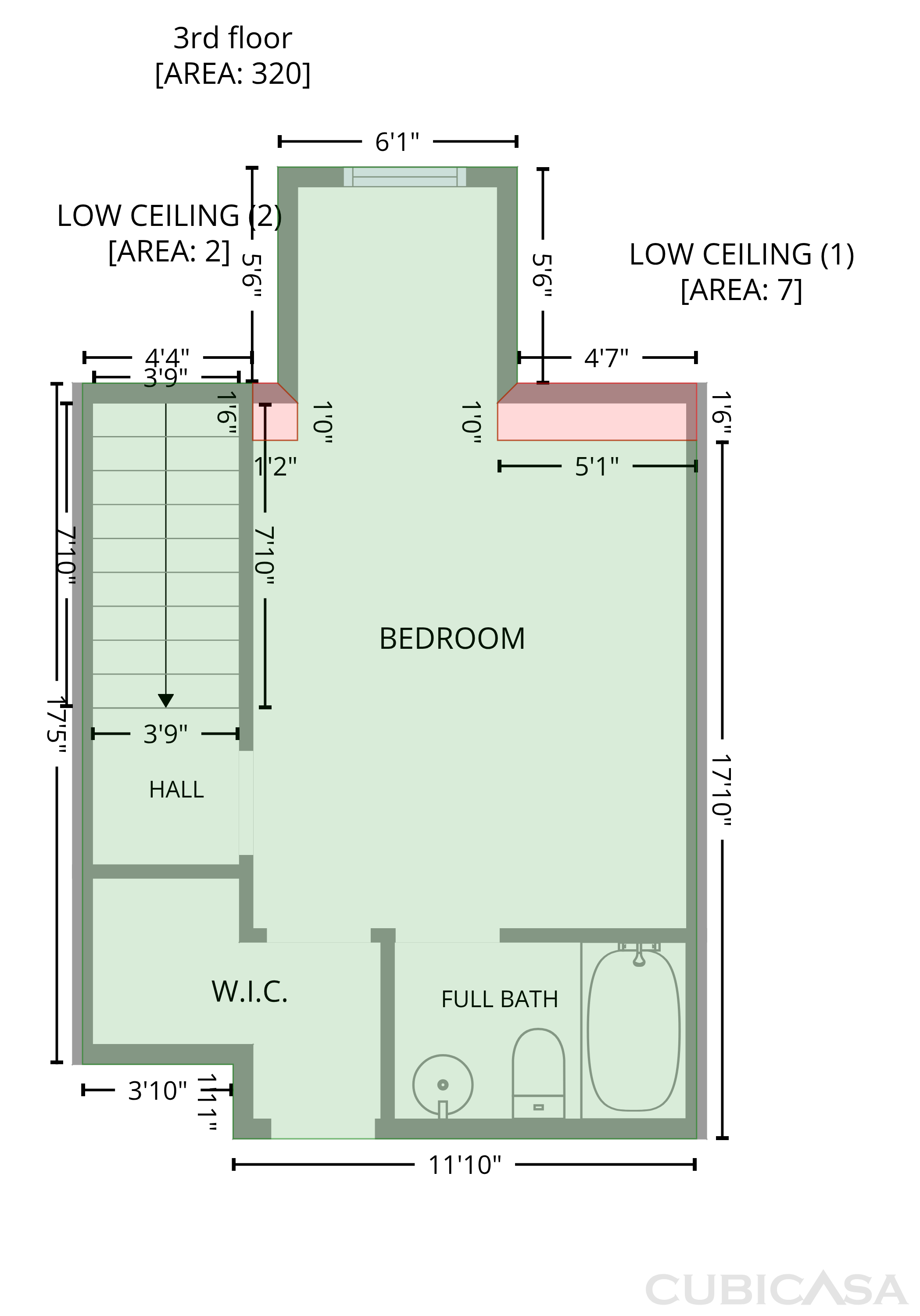 Third Floor of 1628 Pat Garrett St, Charlotte, NC