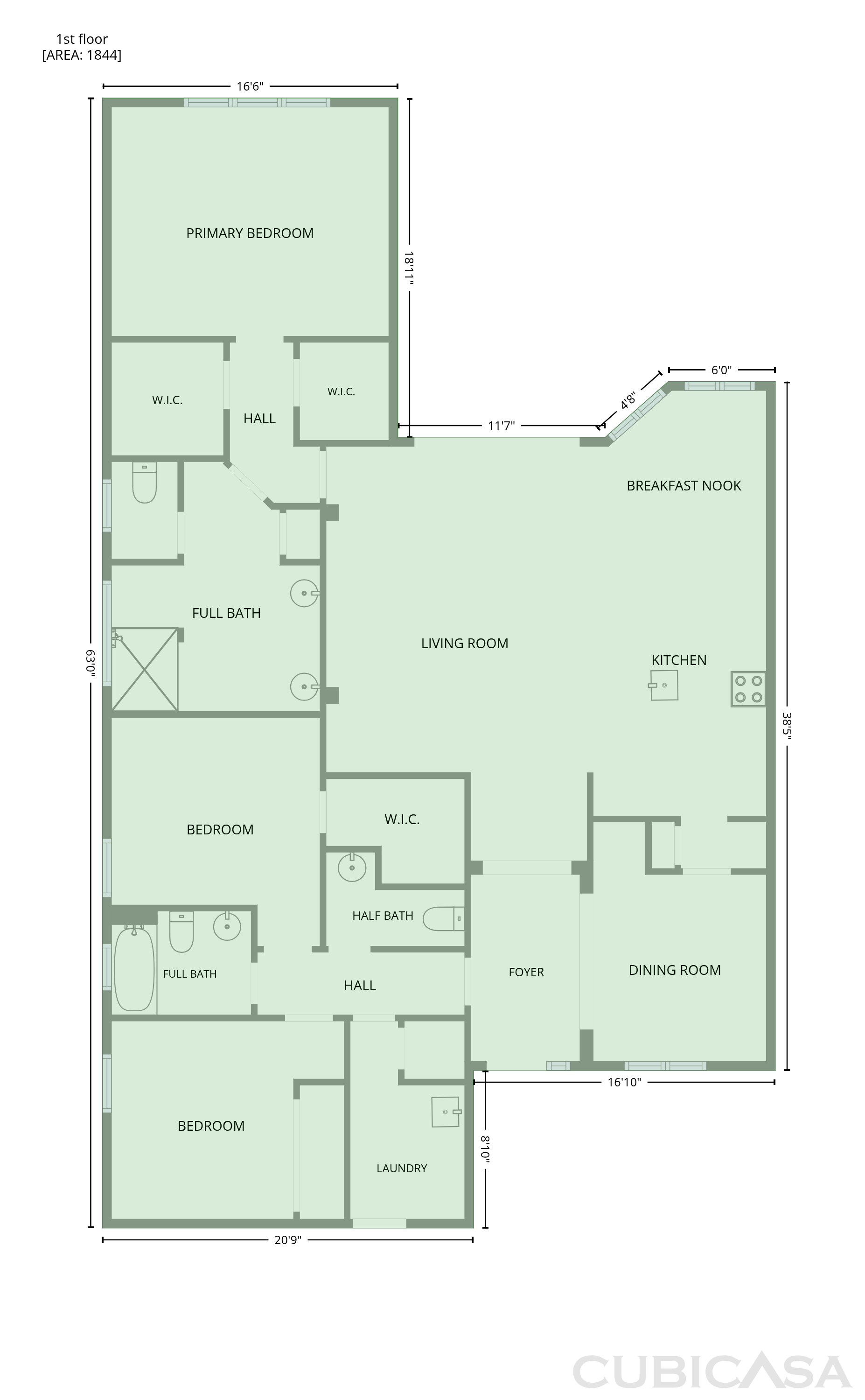 Main Floor of 1011 Victoria Hills Dr S, Deland, FL