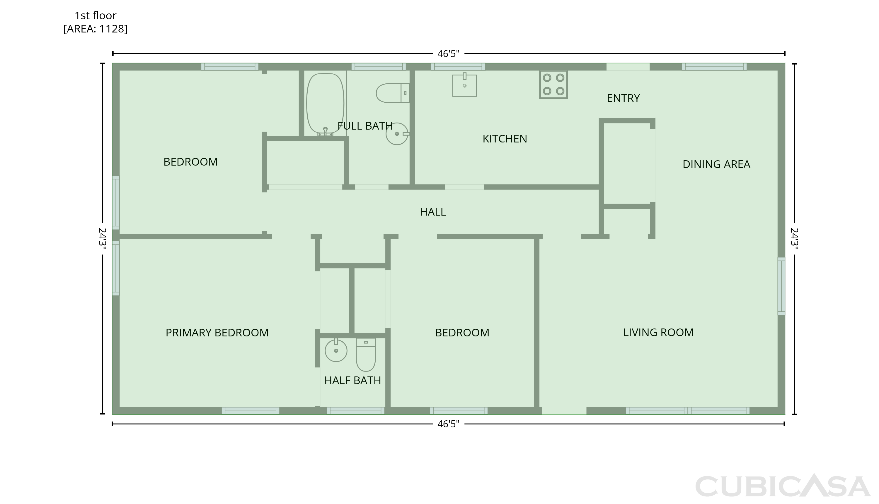 Main Floor of 2319 Collier Dr, Decatur, GA