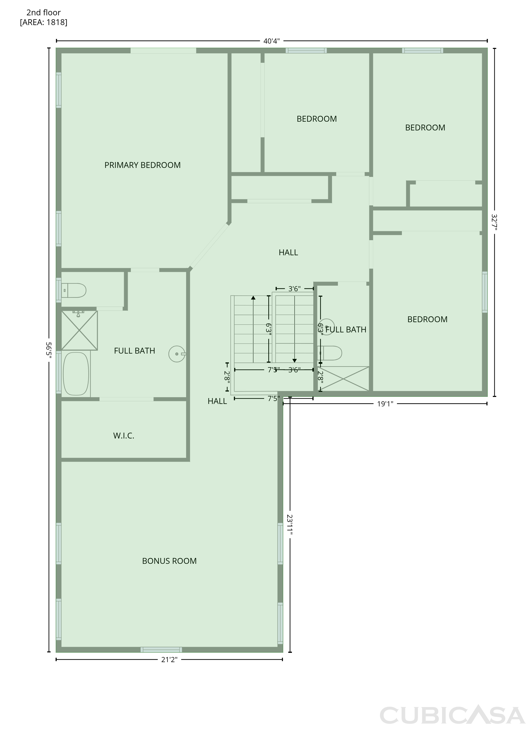 Second Floor of 2724 Bertolani Cir, Elk Grove, CA