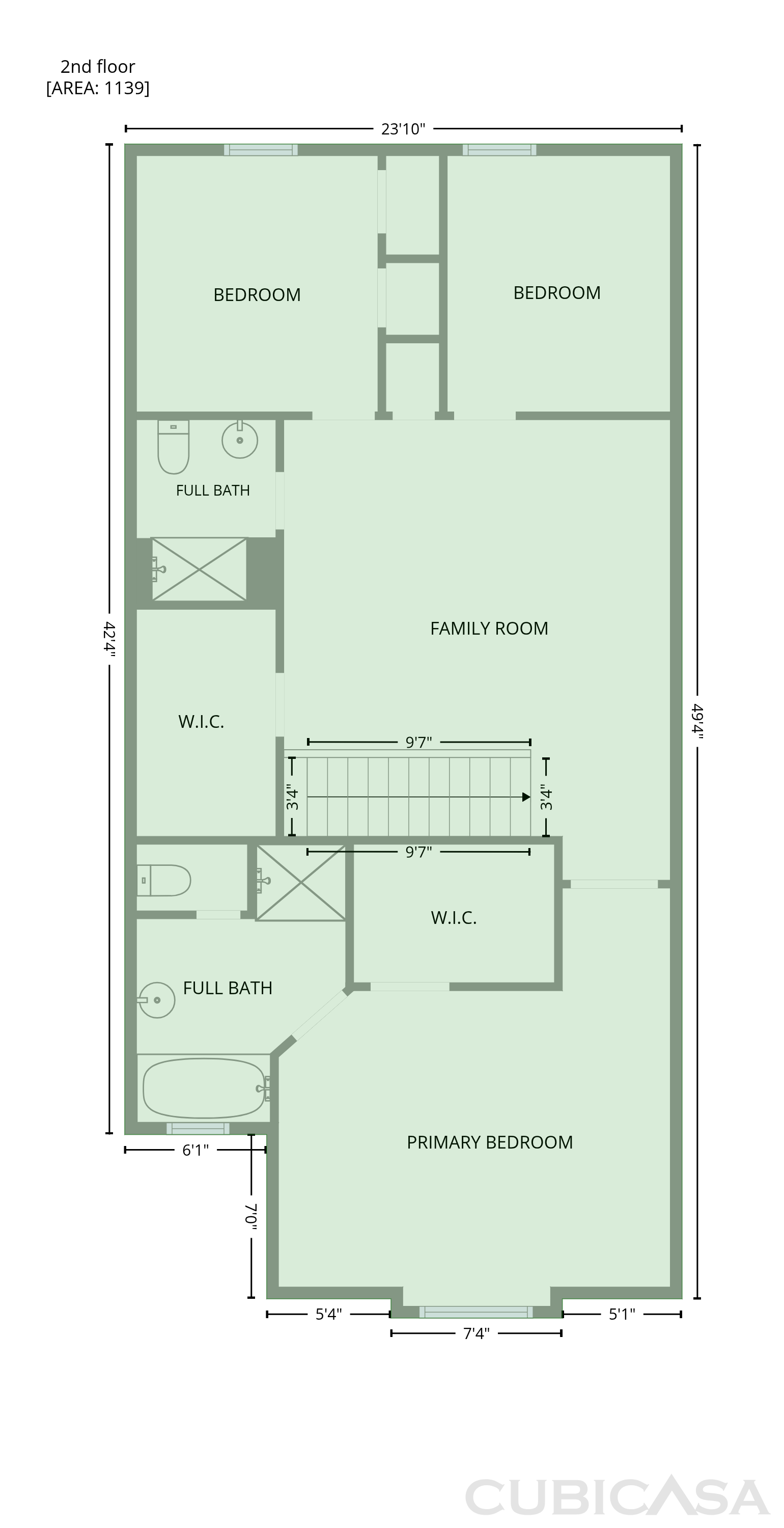 Second Floor of 5536 Fairhaven Pl, Fairburn, GA