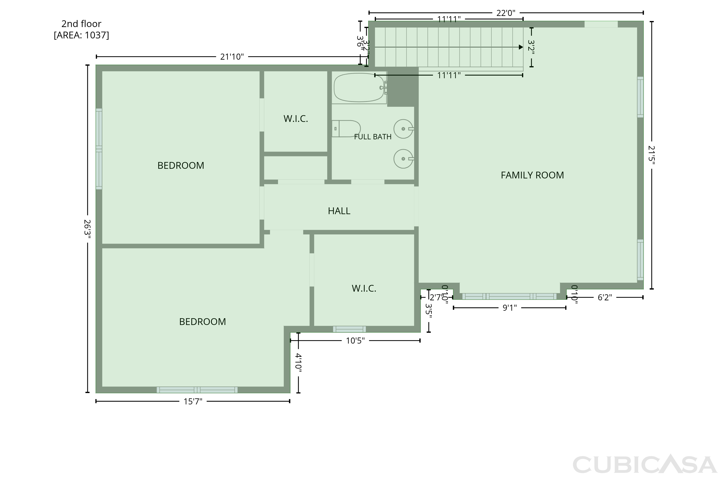 Second Floor of 712 Bellemeade Cir, Florence, SC