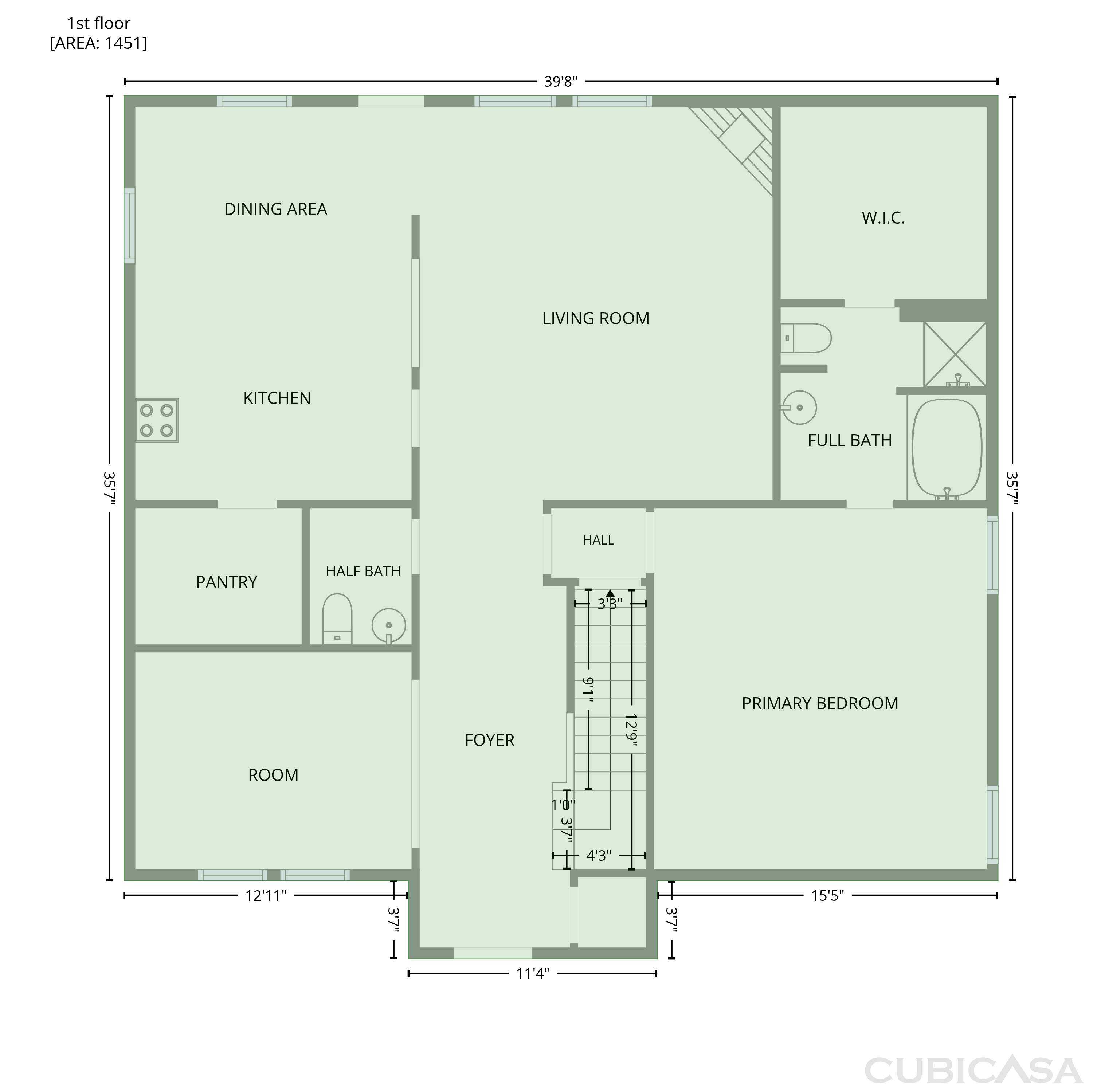 Main Floor of 2014 Tanur Cascade Dr, Anna, TX