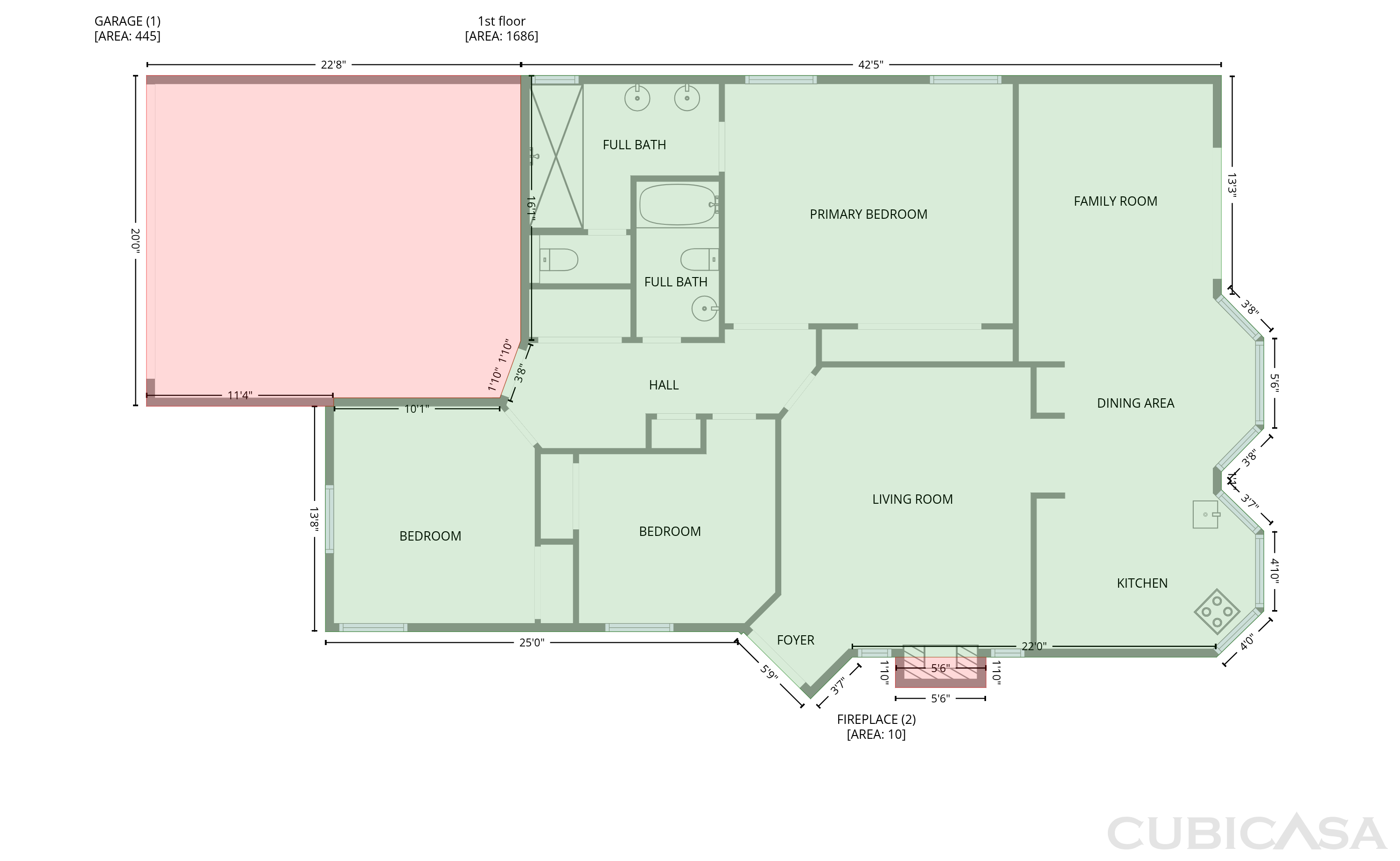 Main Floor of 21609 N 61st Ave, Glendale, AZ