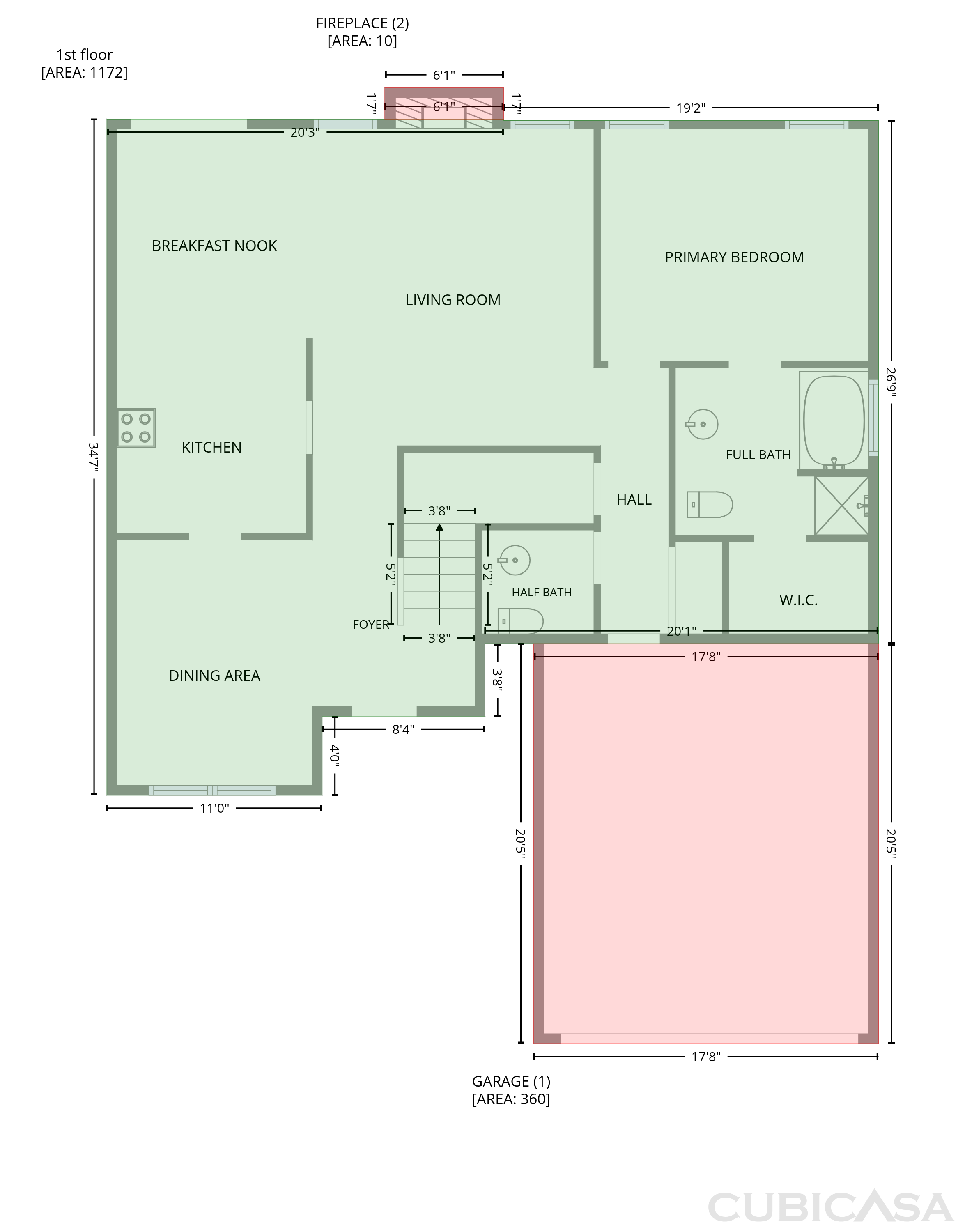 Main Floor of 9244 Simonton Dr, Charlotte, NC