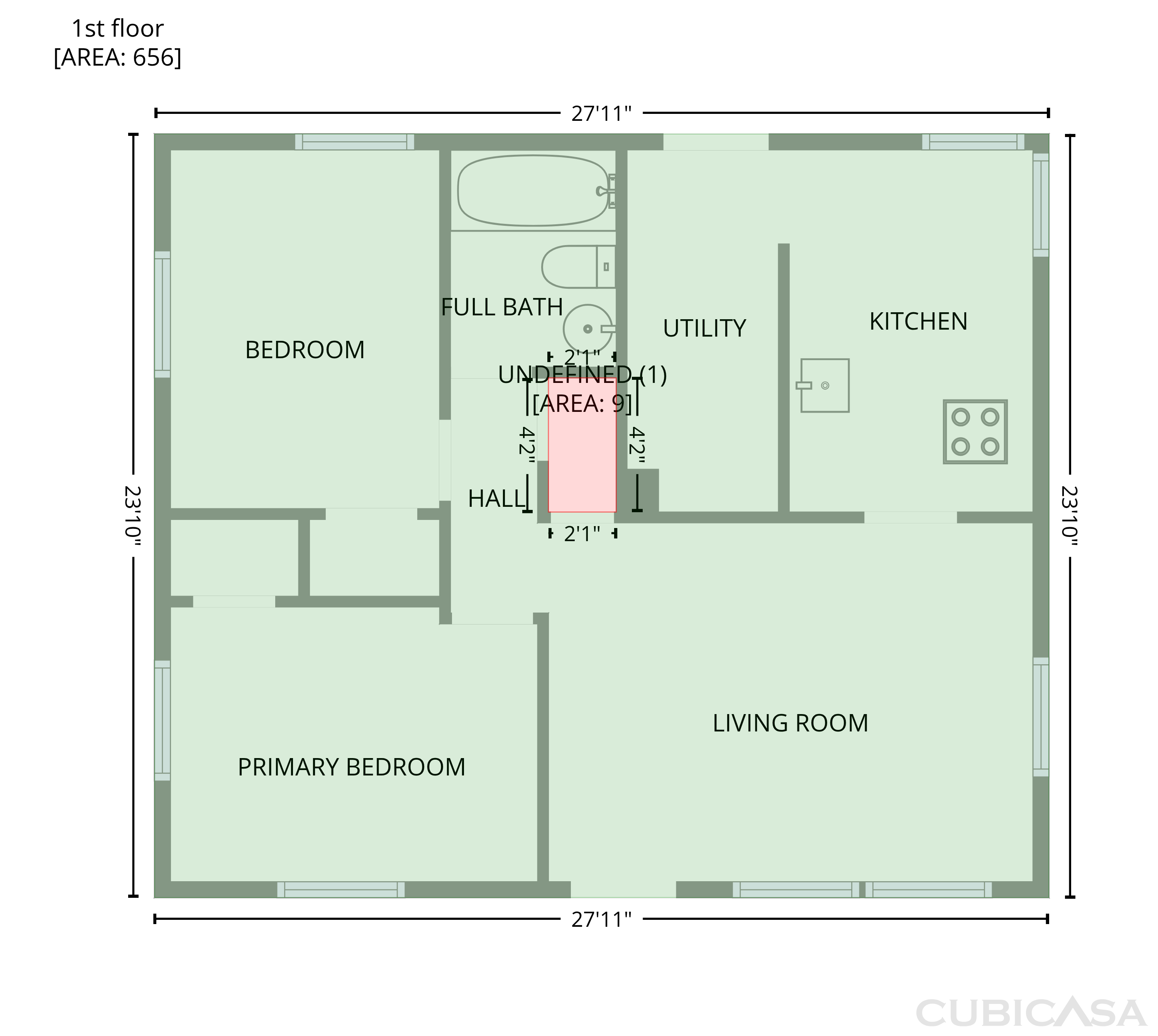 Main Floor of 3235 Young Ave, Lansing, MI