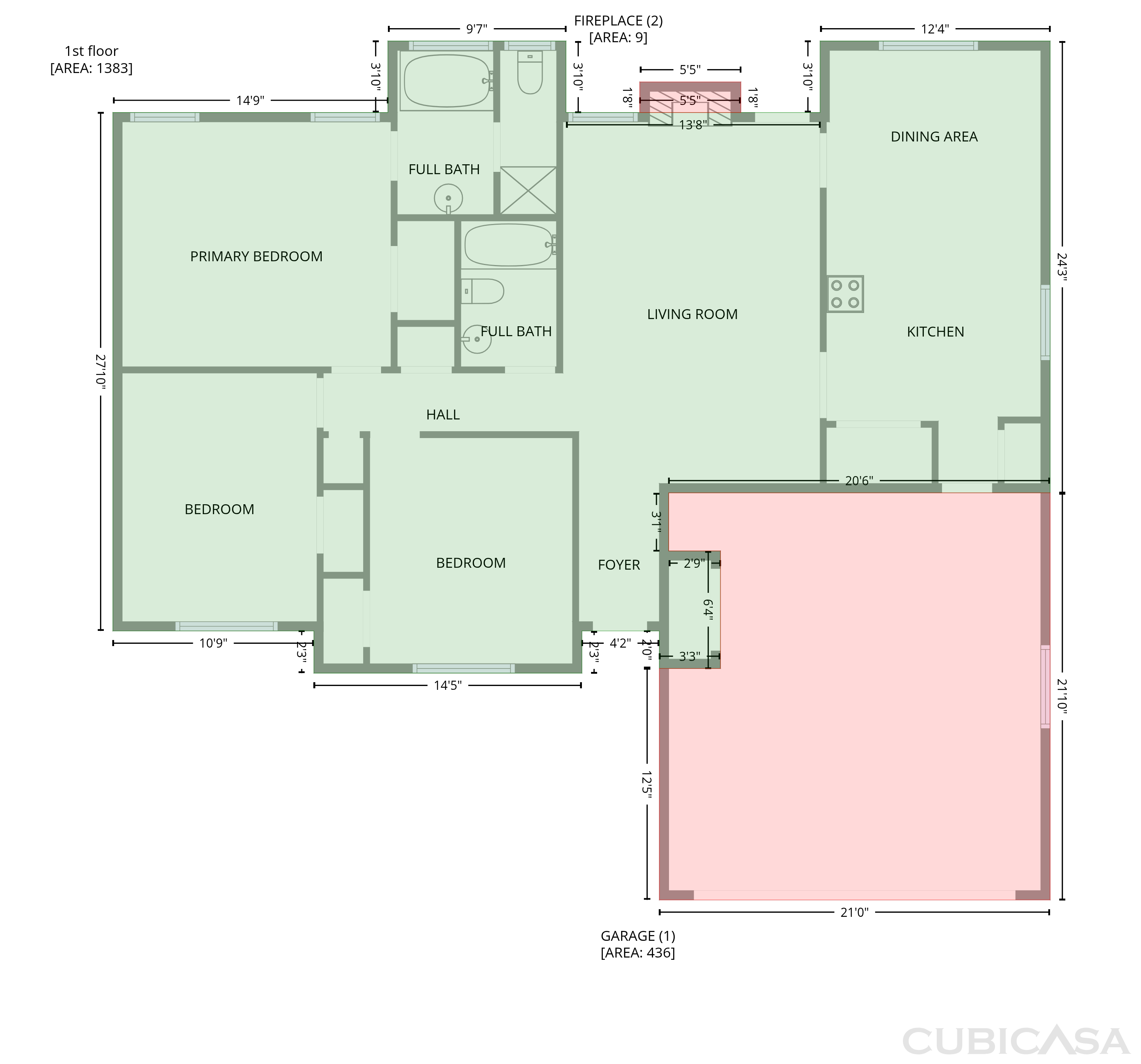 Main Floor of 430 Cornwallis Way, Fayetteville, GA
