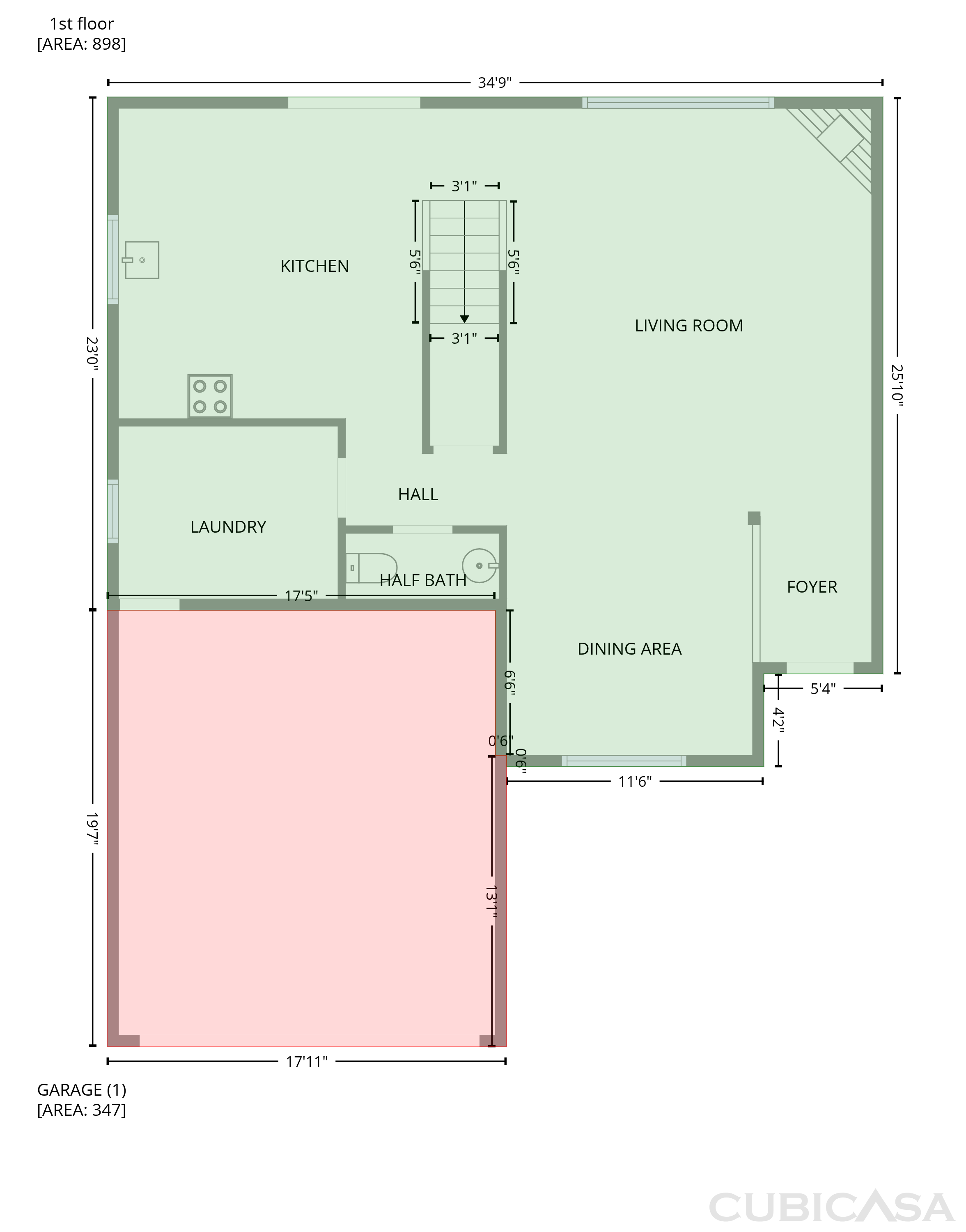 Main Floor of 5406 S Hearsey Dr, Austin, TX
