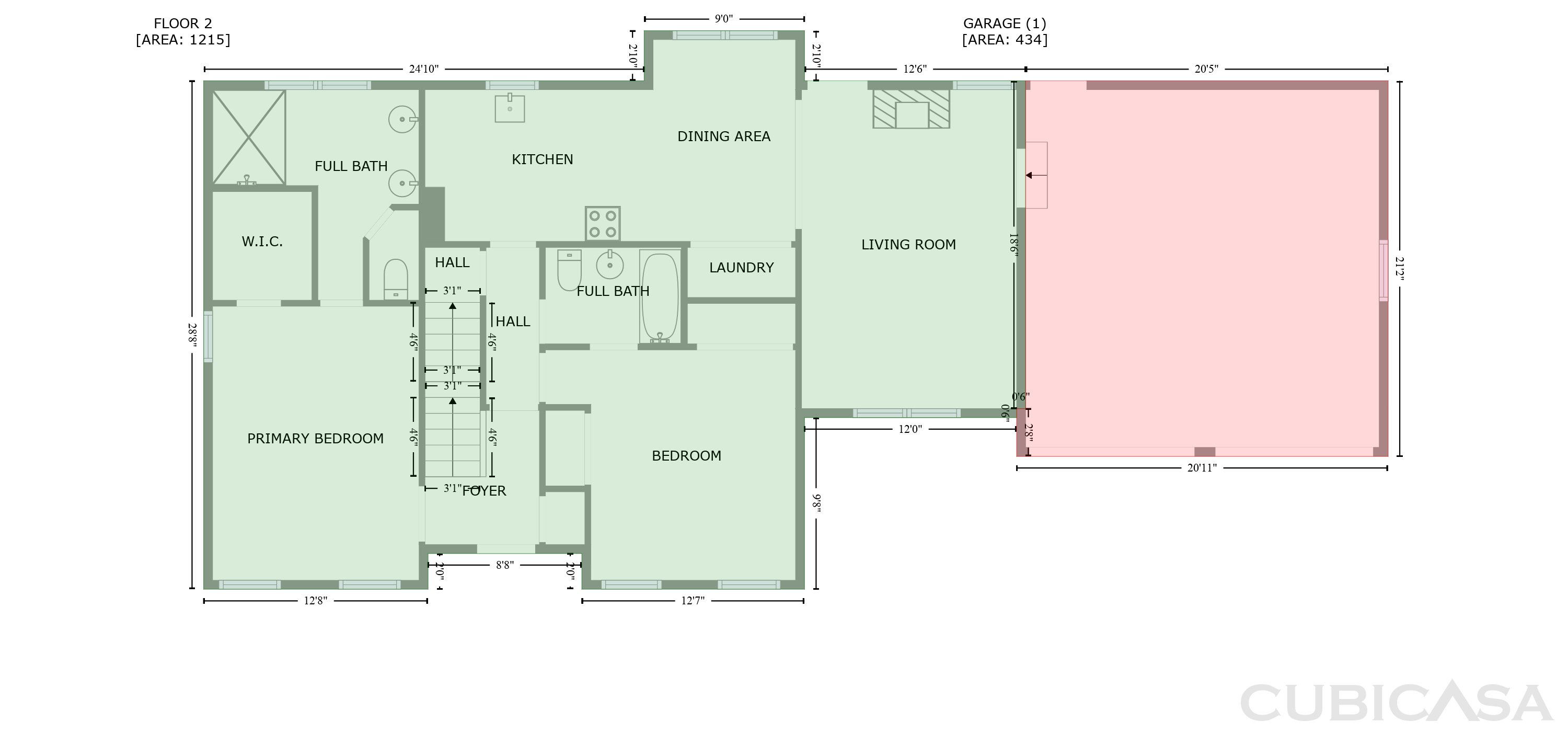 Second Floor of 6390 E Stubbs Rd, Atlanta, GA